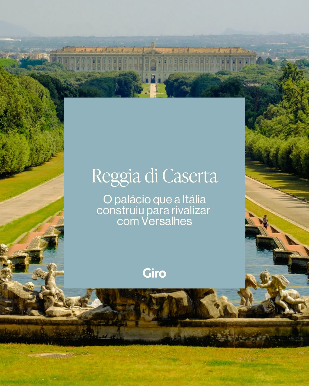 A Reggia di Caserta é o maior complexo palaciano construído na Europa no século XVIII, concebido como uma afirmação de poder, visão e escala absoluta, em diálogo direto com Versalhes.
Sua localização estratégica faz dela uma parada ideal para quem visita o sul da Itália e quer ir além do óbvio, integrando história, arquitetura e paisagem em um único lugar.
A Giro desenha o roteiro ideal para você viver a Itália do jeito certo 🧡
#dicasdeviagem #roteirodeviagempersonalizado #descobrindoaitália