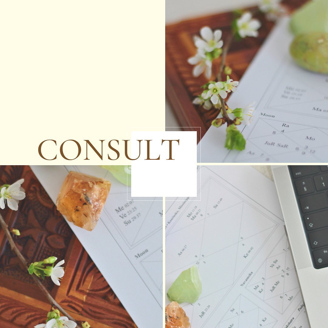 ✨💫 A consult is a one on one meeting with you, either live or on Zoom. In a consult we discuss your Vedic birth chart. I will explain to you what Vedic astrology is, what a birth chart is made of and how you can use it for your life. We will start with general information, then continue to your personality and the various life domains. This is the main part of the consult. Then we will continue on to the life periods. I will give you an overview of your life periods. In each different period, the energy of a specific planet is manifested. We will end the consult with advice like a mantra, yantra (a picture and sequence of numbers representing a planet) and which crystals are suitable for you based on the position of the planets in your chart. 🪐🌛🏹
#astro #astrology #astrologymood #astrologia #vedic #vedas #vedicastrology #starsandplanets #soul #soulguidance #guidance #lifeguidance #crystals #selfhelp #vediclifestyle #vedicknowledge #vedicwisdom #yoga #ayurveda #selfcare #lifestyle #wisdom #healing #heal #astrologyposts #astrology101 #zodiac #signs #zodiaksigns #jyotish