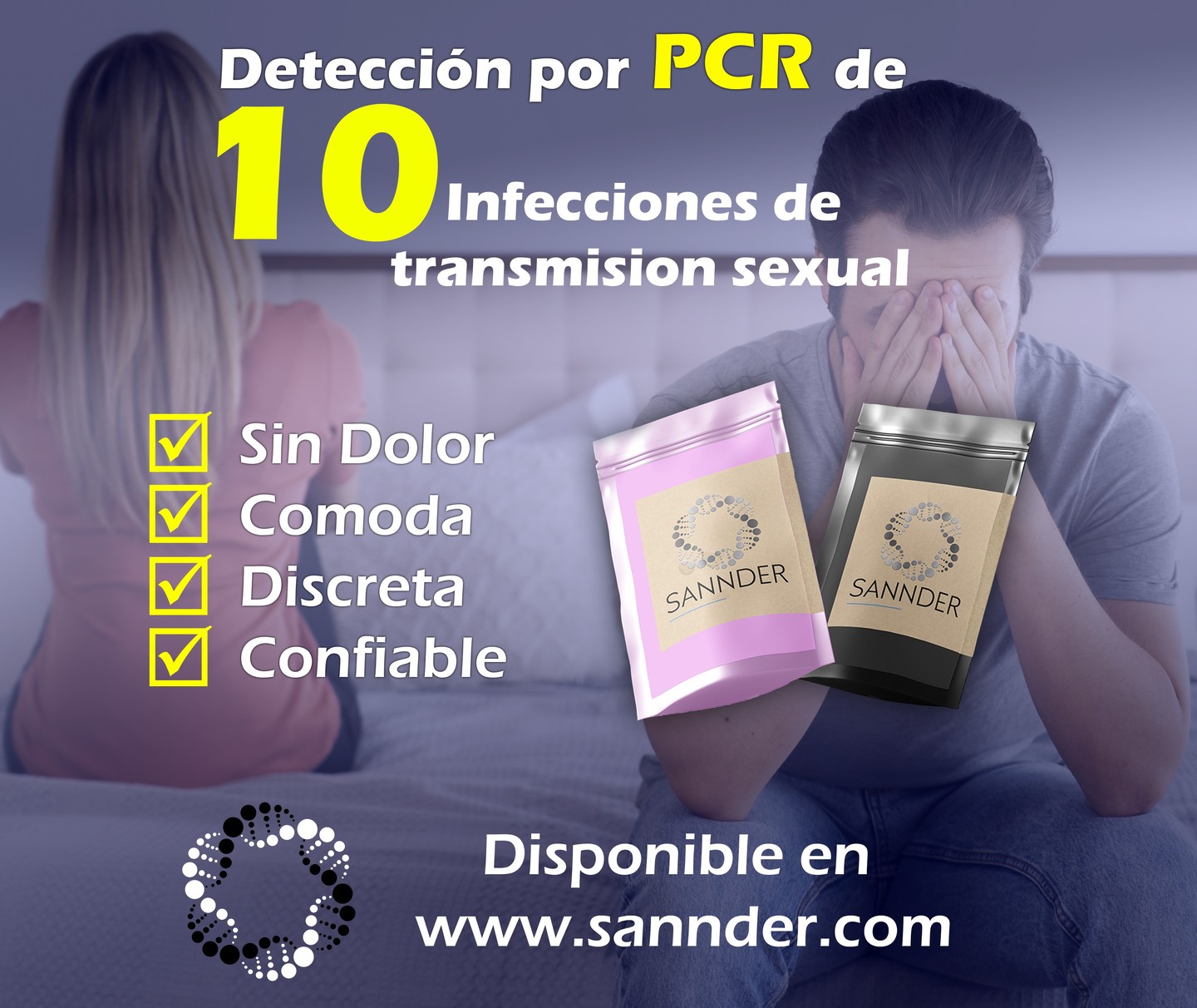 www.sannder.com - Tu laboratorio de alta especialidad ONLINE
#sannderlab #veritesante #STD #ets #its #infecciones #herpes #pcr #salud #checate