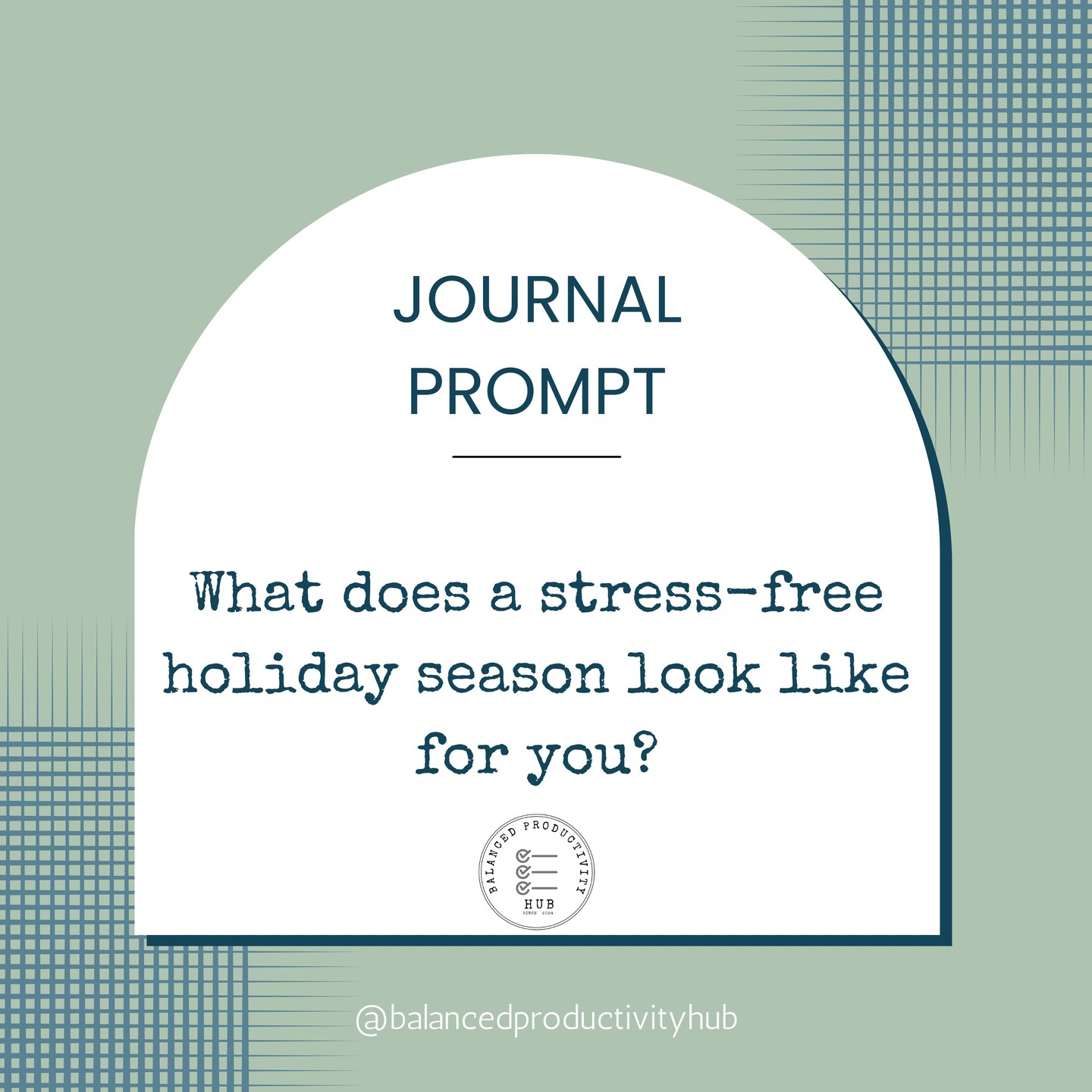 âš Journal Prompt: What does a stress-free holiday season look like for you? âš
The holidays are upon us, and while they're often filled with joy and cheer, they can also bring a whirlwind of stress and overwhelm. đ”âđ«
This year, let's prioritize peace and presence amidst the festivities. Take a moment to reflect on what truly matters to you this holiday season.
**Here are some questions to consider:**
* What activities bring you the most joy and fulfillment during the holidays?
* How can you simplify your to-do list and prioritize what's truly important?
* What boundaries can you set to protect your time and energy?
* How can you incorporate moments of calm and self-care into your daily routine?
Grab your journal and explore these questions. Visualize your ideal holiday season, and identify the steps to create a more peaceful and meaningful experience. âïžđ
Share your insights in the comments below! đ Let's inspire each other to cultivate a stress-free and joyful holiday season.
#journalprompt #stressfreeholidays #balancedproductivity #wellbeing #mindfulness #selfcare #holidayseason #thebalancedproductivityhub