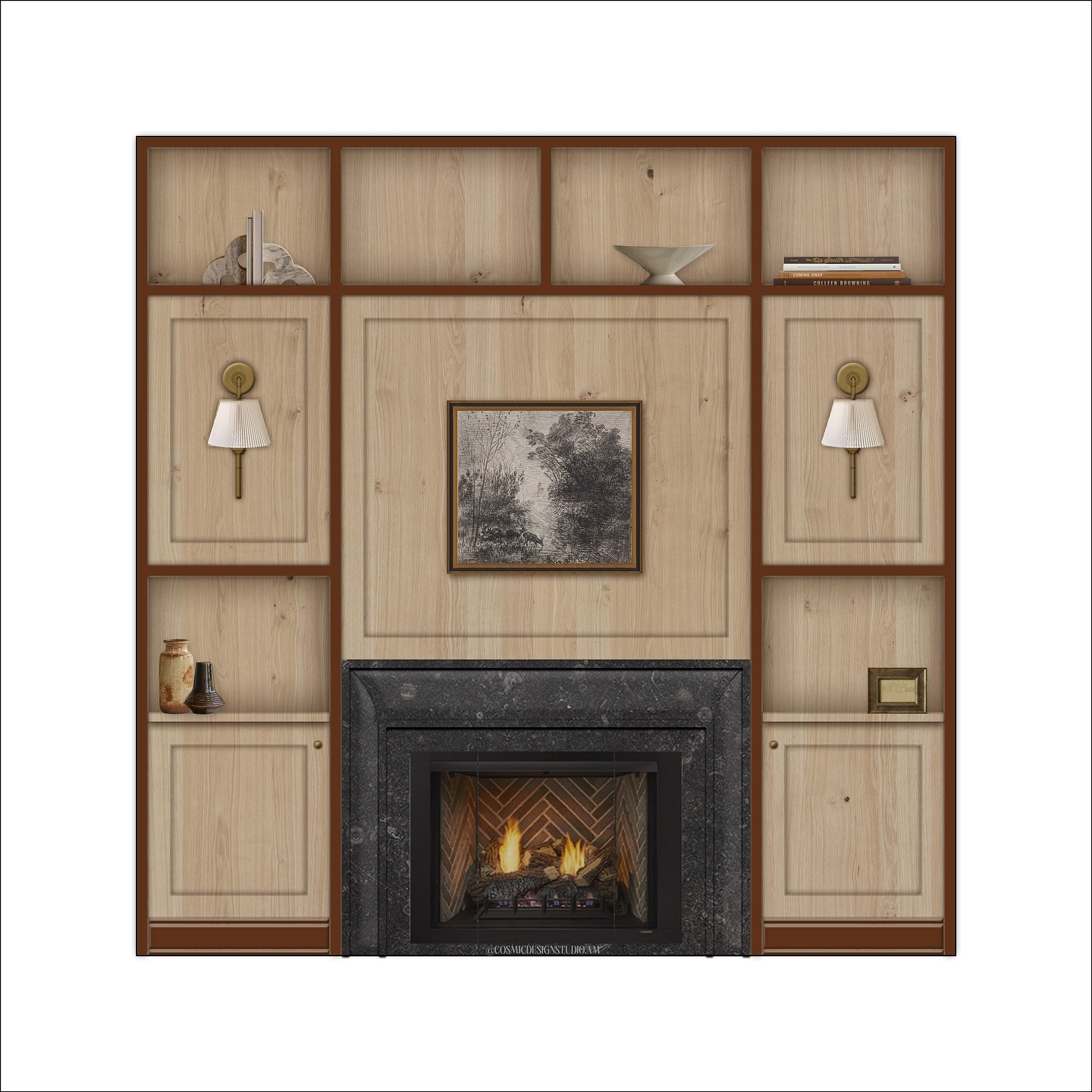 Renderings are helpful tools not only for clients but also designers to visualize material placement and bring the design one step closer to reality.