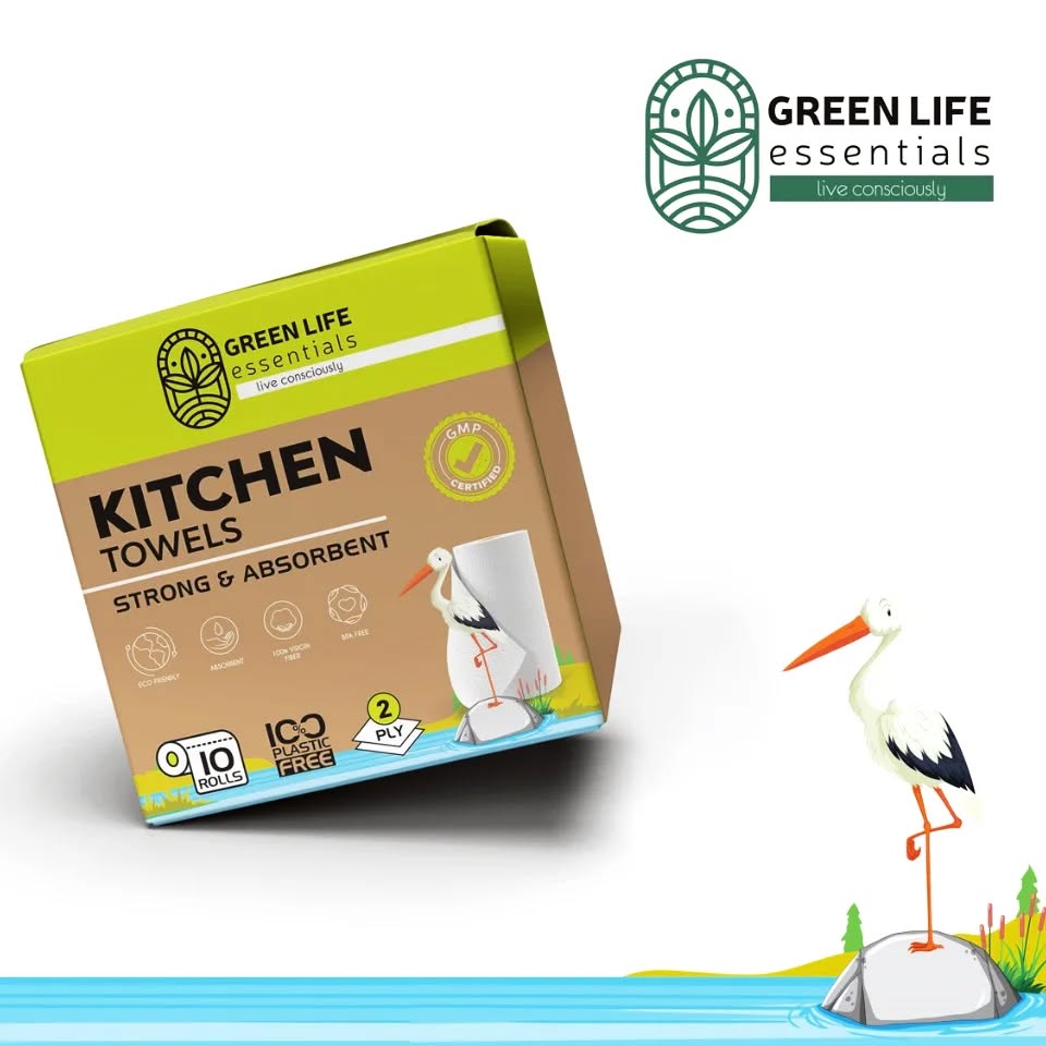 Packaging Design for a Canadian Startup Green Life Essentials.
#thesaint #packagingdesign #design #kitchentowel