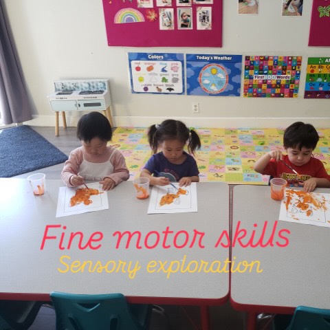 Little hands. Big learning. 🧡
Today our learners explored art through process, not product. As they painted, they practiced:
• fine motor strength
• focus & attention
• creativity & decision making
• sensory exploration
• independence
In early childhood, the goal isn’t a perfect picture — it’s building the brain.
Every scoop, smear, and brush stroke creates connections that prepare children for writing, problem-solving, and confidence in the classroom and beyond.
Play is the work of childhood… and learning is happening everywhere.
#LearningThroughPlay #ProcessArt #EarlyChildhoodEducation #PreschoolLearning #FineMotorSkills SensoryPlay WholeChildDevelopment HandsOnLearning PlayBasedLearning IrvinePreschool ConfidenceStartsEarly GrowingMinds LearningLabKids