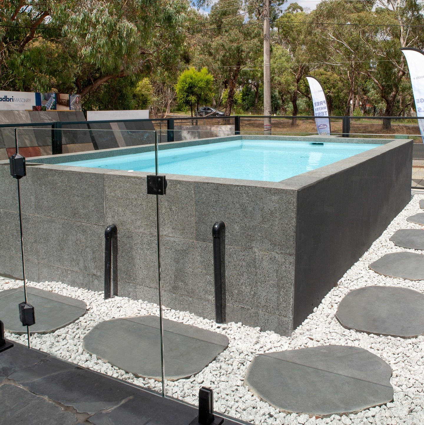 Have you seen our plunge pool installed at @poolcare.plus? It is used as a working display to show customers how to maintain their pool throughout the different seasons.
Pavers and loose pebbles by @paversplus
#plungepool #pooldisplay #pool #smallpools #sparklingpool #poolinspo #abovegroundpool #swimmingpool #relax #ringwood #plungepoolsplus