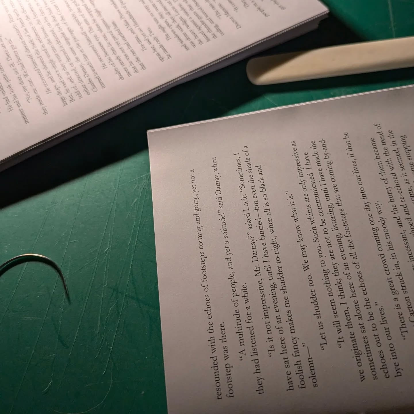 A Tale of Two cities... Bound by candle light, well ok more like little booklight. (power went out, glad my hobby doesn't require power!) 😊