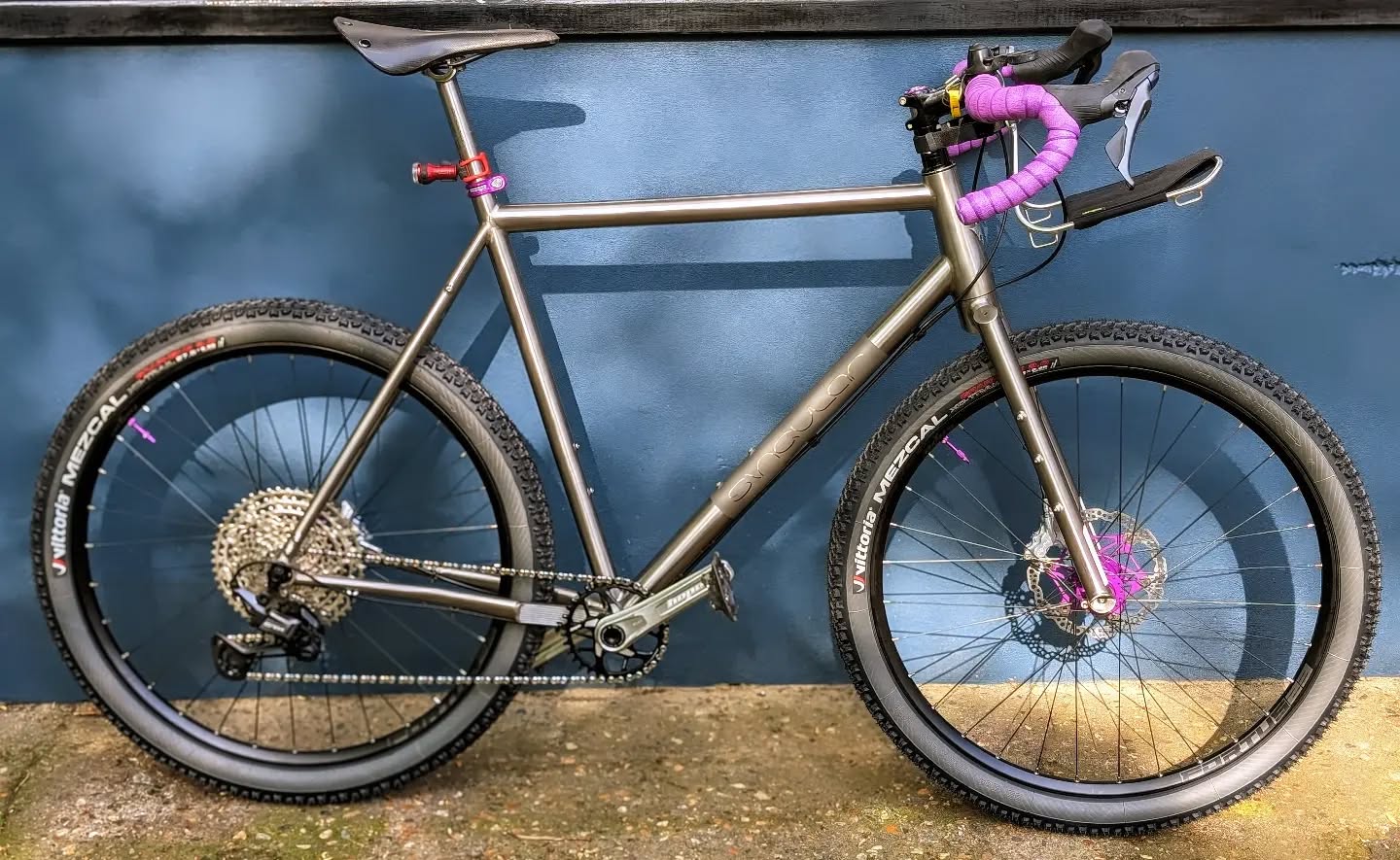 Purple and Ti, like peas and carrots!