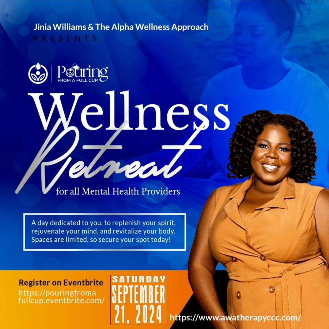 On the last day of Mental Health Awareness Month, let’s prioritize self-care for all, especially the healers. Join me this fall for a one-day wellness retreat exclusively for mental health providers. 🌿 https://pouringfromafullcup.eventbrite.com
✨ Early Bird Special ✨
Tickets are just $300 if you purchase by June 30th! Act fast and secure your spot. 🎟️
#MentalHealthMatters #Therapist4Therapists #SelfCareIsNotSelfish #TherapistsRetreat