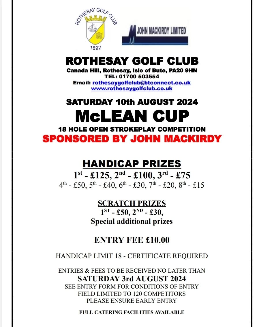 *********MCLEAN CUP 2024********* #golf #scottishgolf #mensgolf #openchampionship