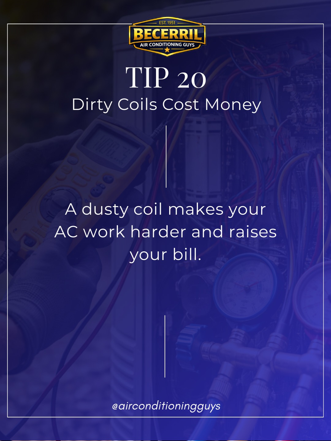 🏜️🧊💸 Dirty coils cost money! Dusty coils make your AC work harder and raise your bill. ✅ Save this.
#ElCentro #ImperialValley #EnergySavings #ACCare #HVACTips #acguys