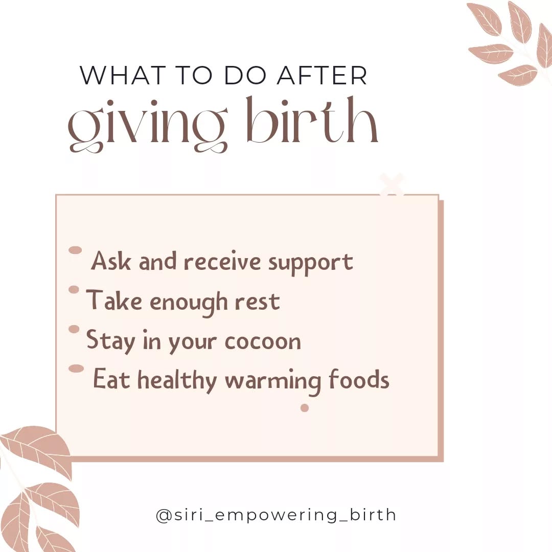 In our society we focus on preparing for birth. Your midwife will ask you to make a birth plan. But why don’t you prepare your postpartum? The first 40 days after giving birth are so important. Did you know there is an ayurvedic proverb: “40 days rest for 40 years health”.
But what to do after giving birth? One of the most important things for your postpartum period is to set up a support system. Ask (and receive!) support from your family and friends. They can help you to cook, to clean, to help you with the baby or whatever your needs are at that moment.
Did you know you and your baby have the same needs during postpartum? Both of you need to be nourished, cherished and getting enough rest. Both of you are very emotional during postpartum, so stay in a cocoon. Enough (warming) food is also very important (every 3 a 4 hours). Now it’s your time to be cared for, cocooned and loved.
I want to share the importance of postpartum with you. For this reason, I made the online course Prepare your postpartum. In this course you’ll get all my tips and knowledge about receiving the best care during the postpartum period.
Check the link in bio or send me a DM if you want more information.
#postpartum #birth
#pregnancy
#prepareyourpostpartum
#pypwithSiri
