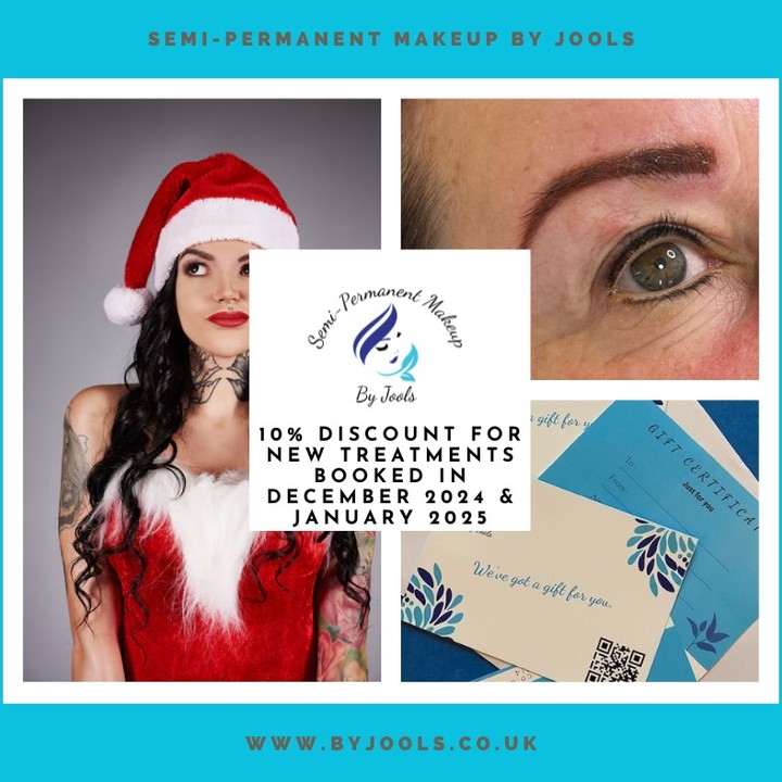 Semi-Permanent Makeup by Jools is a local business based in Marlow - Book now and be ready for Christmas / New Year!
Eyelash Enhancement Eyeliner - Powder Brow - Lip Blush – Tiny / Fine Line Tattoo
The ultimate way to wake up with beautiful perfectly placed definition.
100% Stay-put eye makeup. Natural but noticeable.
I am currently offering 10% Discount off New Treatments during December 2024 and January 2025.
Book your FREE no obligation appointment now!
Fill in the form at www.ByJools.co.uk
or by calling / WhatsApp on 07714 294814
Stuck for a present? Gift vouchers available. Vouchers can be for any amount and will be presented with a personal gift from @permanentmakeupbyjools
#marlow #windsor #wooburngreen #cookham #henley #maidenhead #bourneend #highwycombe #makeup #permanentmakeup #semipermanentmakeup #beauty #Eyeliner #Eyebrows
#permanentmakeupbyjools #marlowmums #busy #mums #busypeople #beauty #loveyourself #brows #eyeliner #lips #lipblush #moretimeforyou #buckinghamshire #Berkshire
#Christmas #giftvoucher #shoplocal