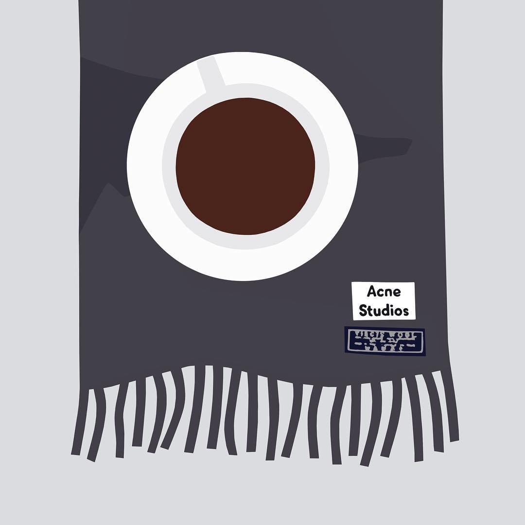 Just for cold days.π© #december #winter #acnestudios #colddays #illustration #illustrationoftheday #pictureoftheday #iloveillustration