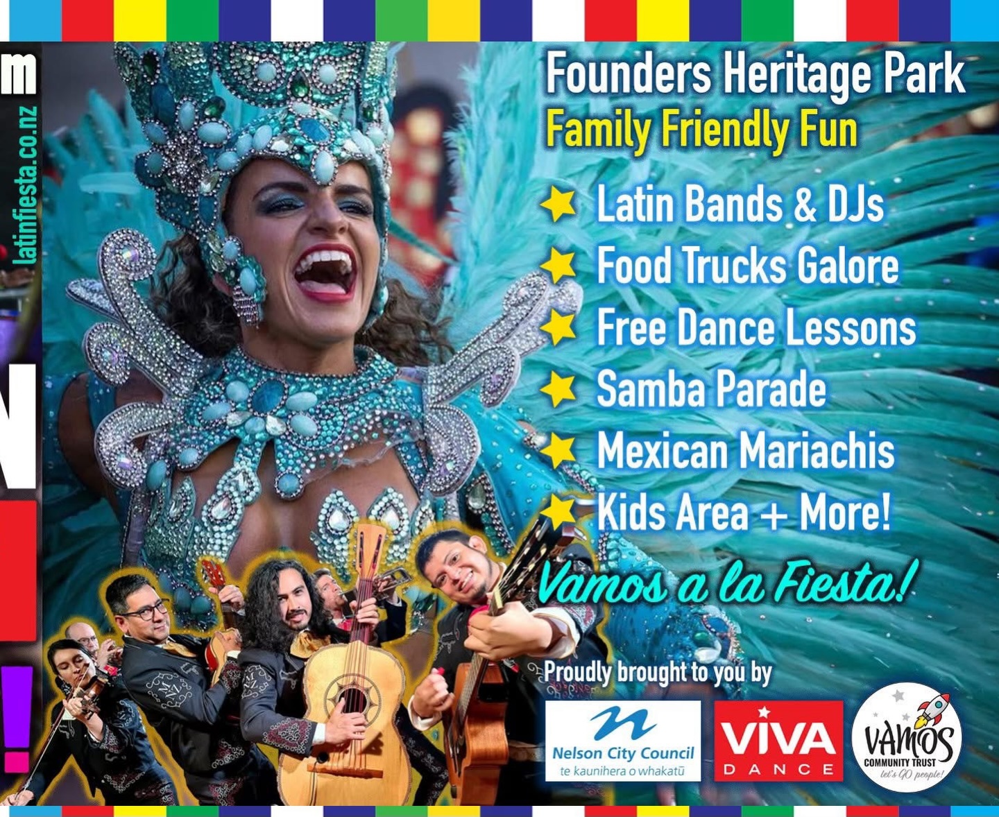 Latin Fiesta Nelson we’re coming for you! 💃
Let’s party!
We can’t wait to dance with you all on 14th February and bring Samba vibes to Nelson.
Vamos Nelson! 🇧🇷✨
.
.
#samba