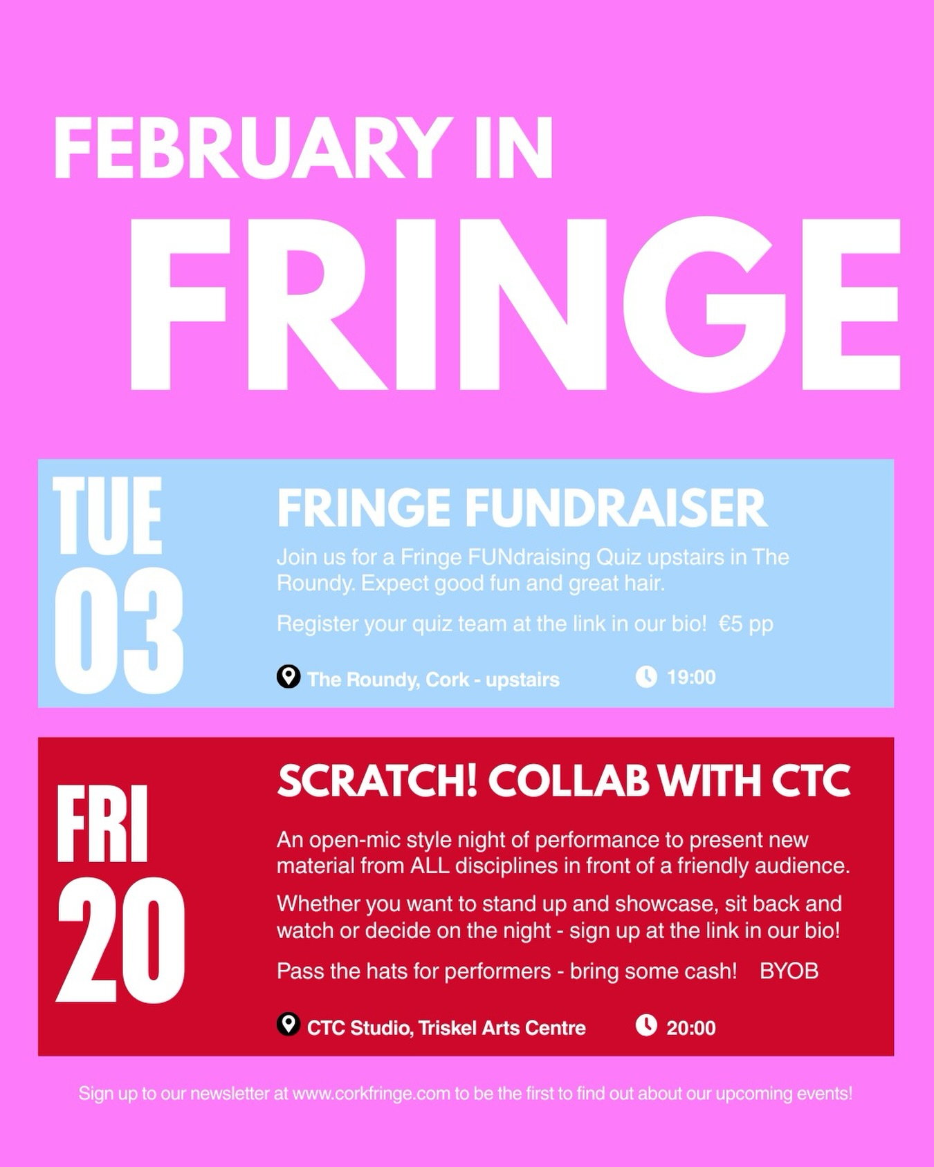 Getting busy in February!
Check out our two upcoming events to lighten the February gloom ✨
You can find the registrations for both at the link in our bio.