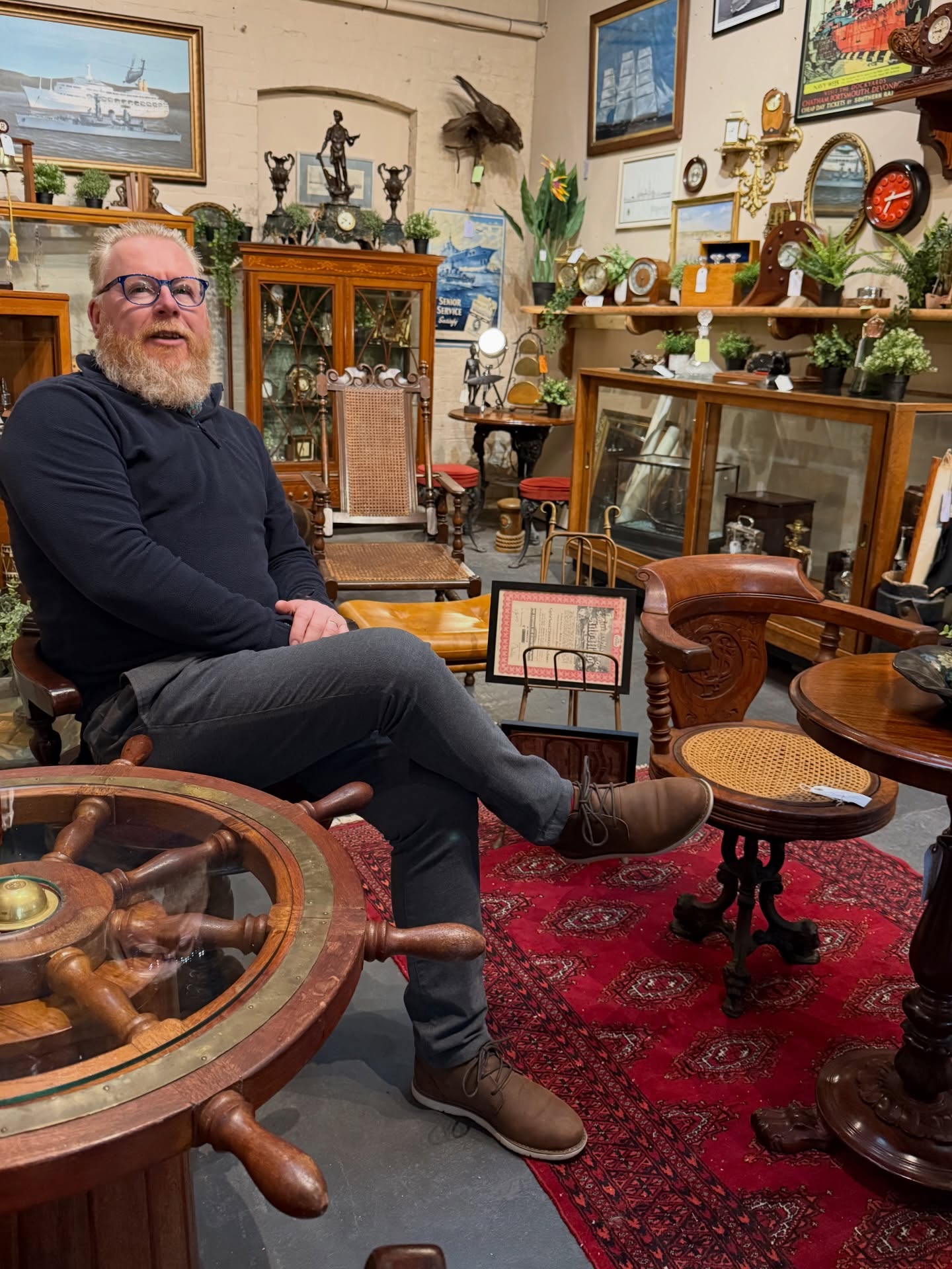 Our dealer Russell, from @morgankingantiques was telling me all about vintage wooden aircraft propellers and the clocks made from them.
When propellers reach the end of their flying days, the wood is cleaned and preserved keeping its original markings and patina. A clock mechanism is fitted into the original mounting hole – turning a piece of aviation history into a working timepiece.
Fun fact: Marilyn Monroe worked in a propeller and drone factory during WWII and is photographed holding the same propeller as the clock we have on display today.
In order of the clocks photographed, the prices are:-
Amazing WW1 era RFC Handley Page Bomber Propeller Boss Clock (c.1915-19) £595.00
Rolls Royce RAF or RFC Boss Clock £850
Incredible Working RAF “DH Gipsy Moth” Carved Propeller Boss Clock c.1920’s £750
WW2 U.S AIRFORCE Drone Propeller & Schatz Mariner Clock c. 1939
Clock working - chimes irregular £295
If you would like any more information on these pieces, please get in touch
www.theantiquevillage.co.uk
#avationhistory
#propellerclock
#clocksofinstagram
#clock
#timepiece