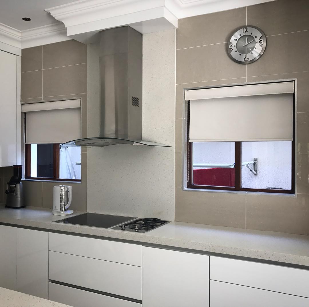 Blockout roller blinds for the kitchen