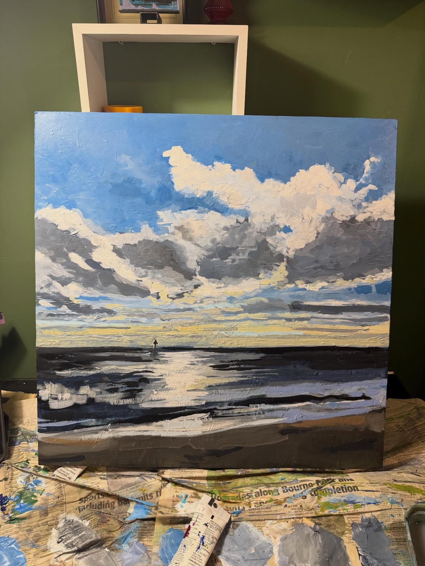 Sunny winters day Felixstowe Suffolk 🌊
#suffolk #felixstowe #suffolkartist #suffolkcoast #felixstowebeach