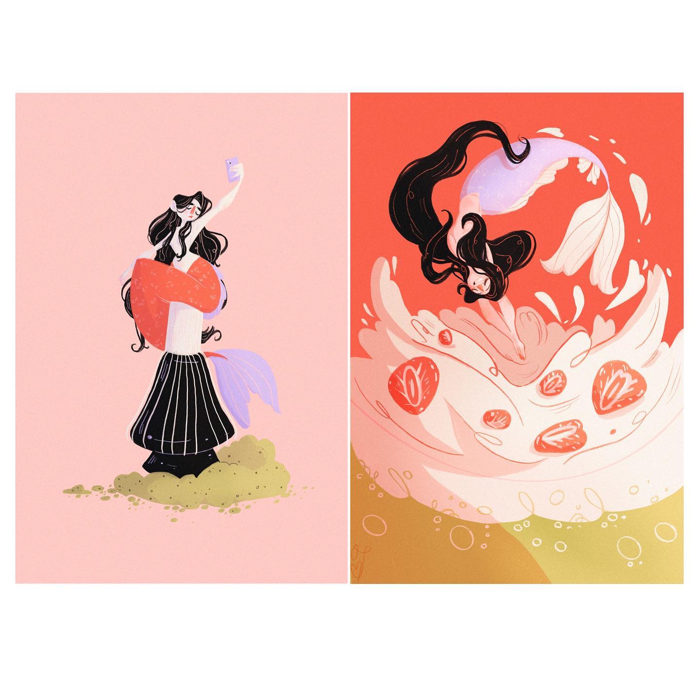 Inktober: Cryptid Cafe
Welcome to the Cryptid Cafe (for all spooky creatures)
The Siren has heard matcha is all the rage right now and is diving into this trend
This inktober im taking a different approach, I’ve been working on building a design/illustration portfolio and so I will be making my inktober around that.
#art #inktober #inktober2024 #inktoberprompts #inktoberillustration #inktoberdesign #characterdesign #illustrator #illustration #illustrationartists #illustragram #witchart #siren #sirenart #mermaid #mermaids #mermaidart