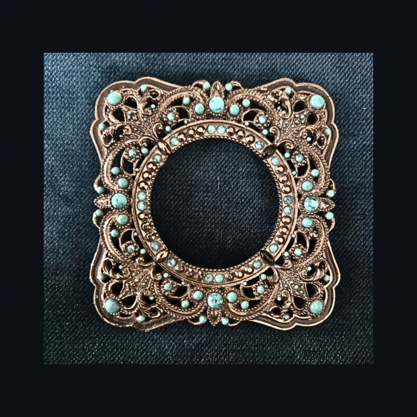 https://www.objetdart-stuff.co.uk/product-page/antique-edwardian-turquoise-set-white-metal-sash-buckle-dress-ornament #Antique #Edwardian #stufftoyouandme #objetdart