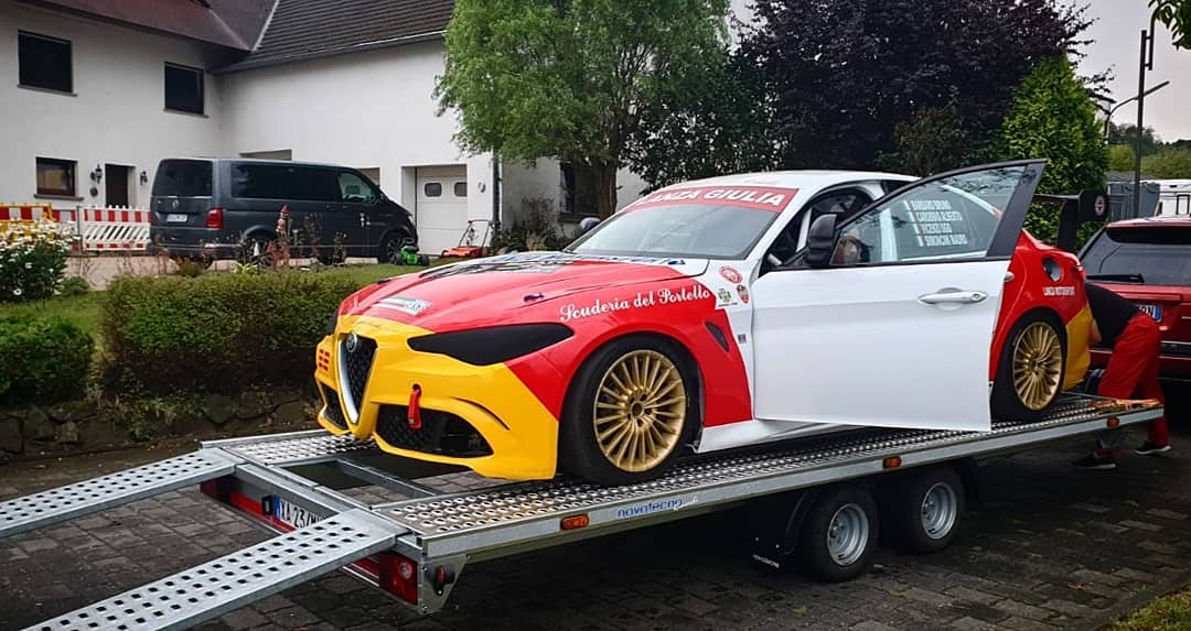 We are proud to announce that Ring Speed Motorsport will be technical partner for the return of Alfa Romeo on the Nurburgring! The car has just arrived at our garage and it's now time for an extensive setup and test. Almost one month to go! We can't wait to see it on track!
#ringspeedmotorsport #alfaromeo #alfaromeogiulia #giuliagta #cuoresportivo #nurburgring #ringtool #tracktool #motorsport #racing #becauseracecar #fastcar #race #racecar #sportscar #trackday #trackaddict #trackd #nurburgringnow #car #auto #nurburgringlivepics #greenhell #nordschleife #madeinitaly #nurburgring24h