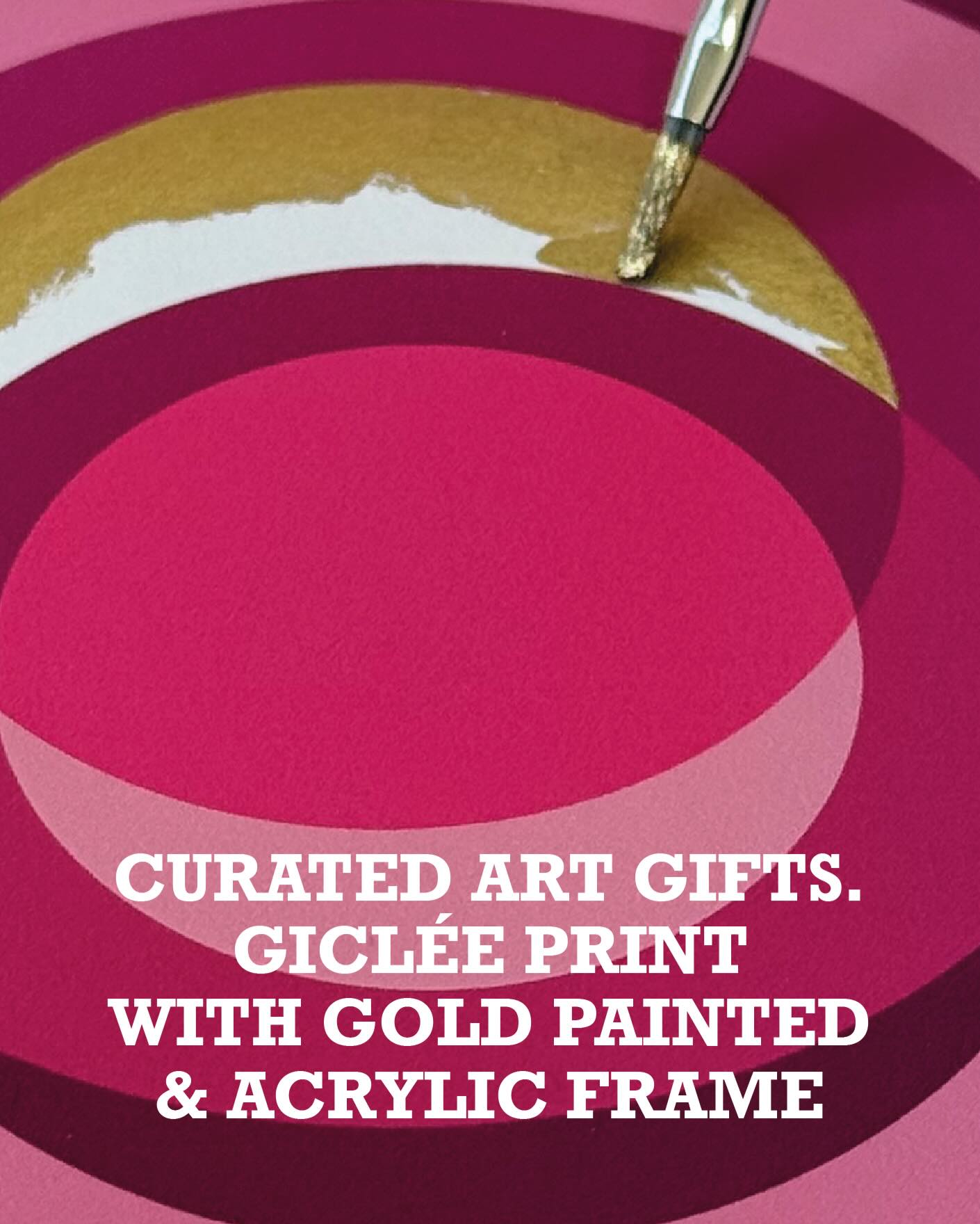 Fine Art Print with Gold painted.
These miniature works are created using Fine Art Giclée printing on high-quality cotton paper to ensure colour depth, durability and refinement.
Each print is then transformed into a unique piece thanks to the hand-applied gold detailing, which is painted directly by the artist.
This precious detail makes each work one of a kind.
The 2 cm thick transparent Perspex frame is designed to be placed on shelves, tables or desks without the need for fixings, making it a light and flexible piece that can be moved around as required.
It is ideal as a gift or as a small gesture of everyday art.
• Technique: Fine Art Giclée + hand-painted gold
• Support: high-quality cotton paper
• Frame: transparent plexiglass, 2 cm thick
• Dimensions: 10 × 10 × 2 cm
• Price €40
Contact me for more information or visit the link in bio!
⸻
🇮🇹 Mini Fine Art Print con dettaglio dorato dipinto a mano.
Queste mini opere nascono da una stampa Fine Art Giclée su carta cotone di alta qualità, selezionata per garantire profondità cromatica, durata e raffinatezza.
Ogni stampa viene poi trasformata in un pezzo unico grazie al dettaglio dorato, dipinto a mano che impreziosisce e rende ogni opera unica irripetibile.
La cornice in plexiglas trasparente, spessa 2 cm, è pensata per essere appoggiata su mensole, tavoli o scrivanie, senza necessità di fissaggi: un’opera leggera, flessibile, che può cambiare posto insieme a chi la vive.
Ideali come regalo o come piccolo gesto d’arte quotidiana.
• Tecnica: Fine Art Giclée + oro dipinto a mano
• Supporto: carta cotone di alta qualità
• Cornice: plexiglas trasparente, spessore 2 cm
• Dimensioni: 10 × 10 × 2 cm
• Prezzo: €40
Contattami per informazioni o vai al link in Bio!