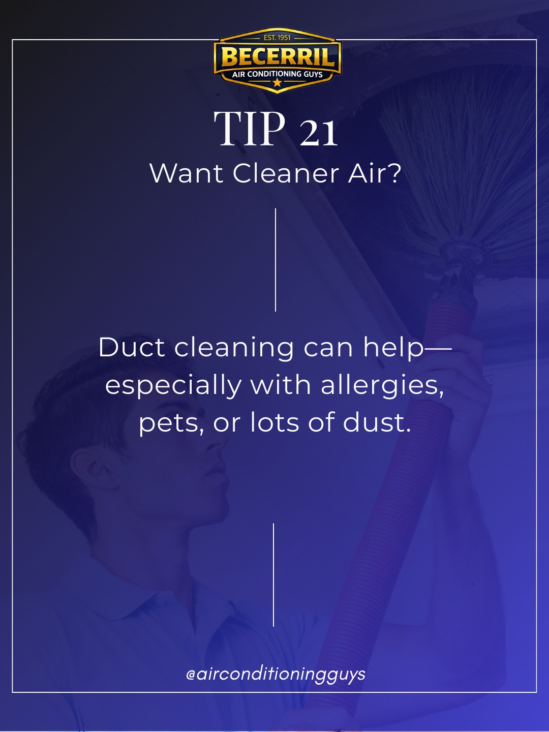 😮💨🌬️ Want cleaner air? Duct cleaning can help—especially with allergies, pets, or heavy dust. 📩 DM “DUST.”
#ElCentro #ImperialValley #IndoorAirQuality #DuctCleaning #Homeowners #acguys #chulavista