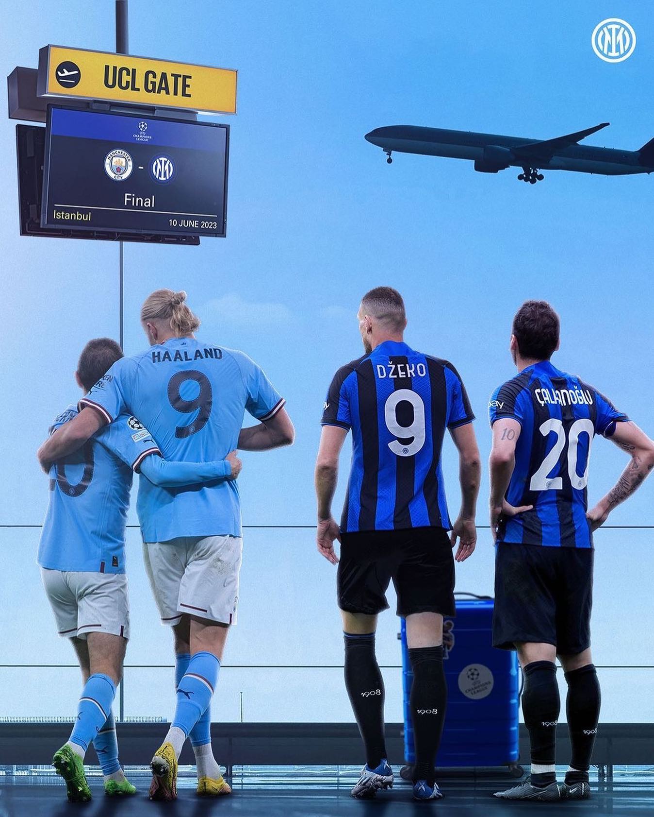 Repost• @inter
Ready for the last #UCL destination ✈️
#istanbul #estambul
#ucl #final #uefafinal #mancity #inter
