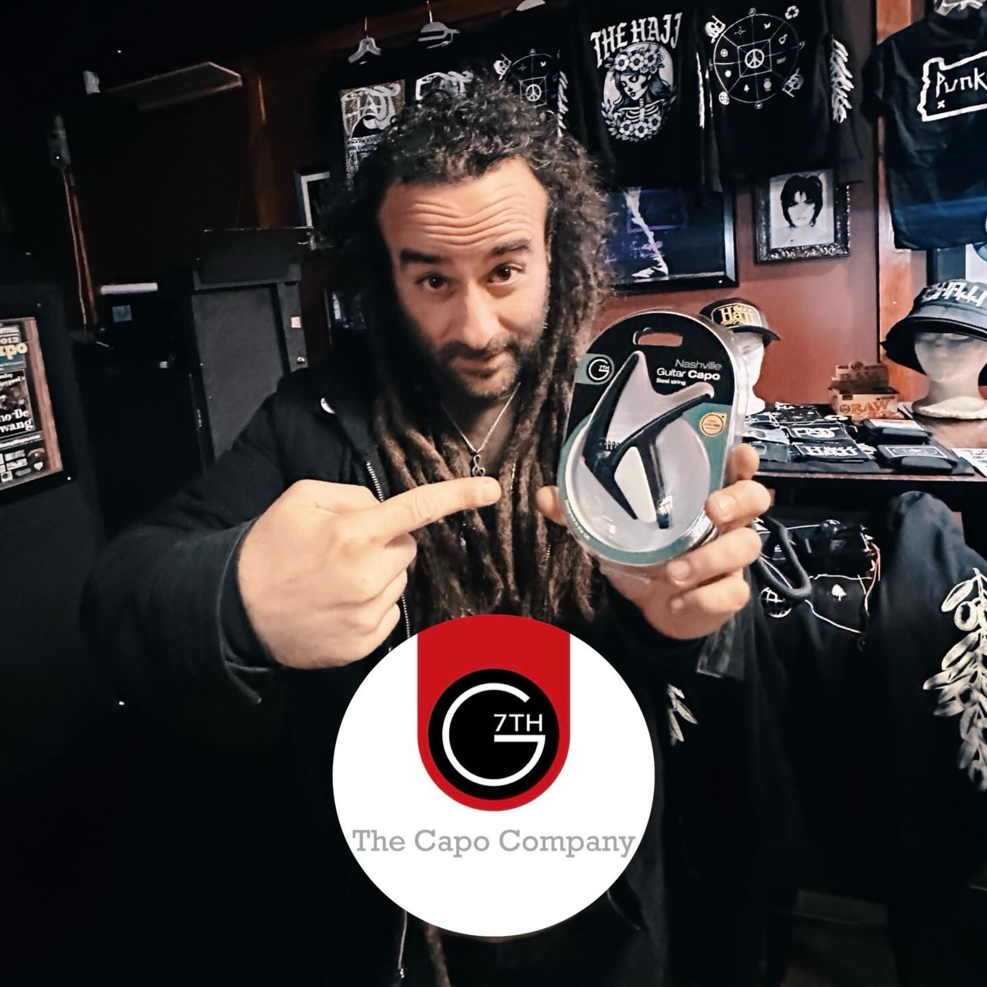 Thank you @g7thcapo for hooking us up with this amazing super high quality capo at this years @thenammshow! Who would have thought there would be any difference from one capo to another! Once you use their high quality products you will understand!
#thehajj #thehajjmusic #music #guitar #capo