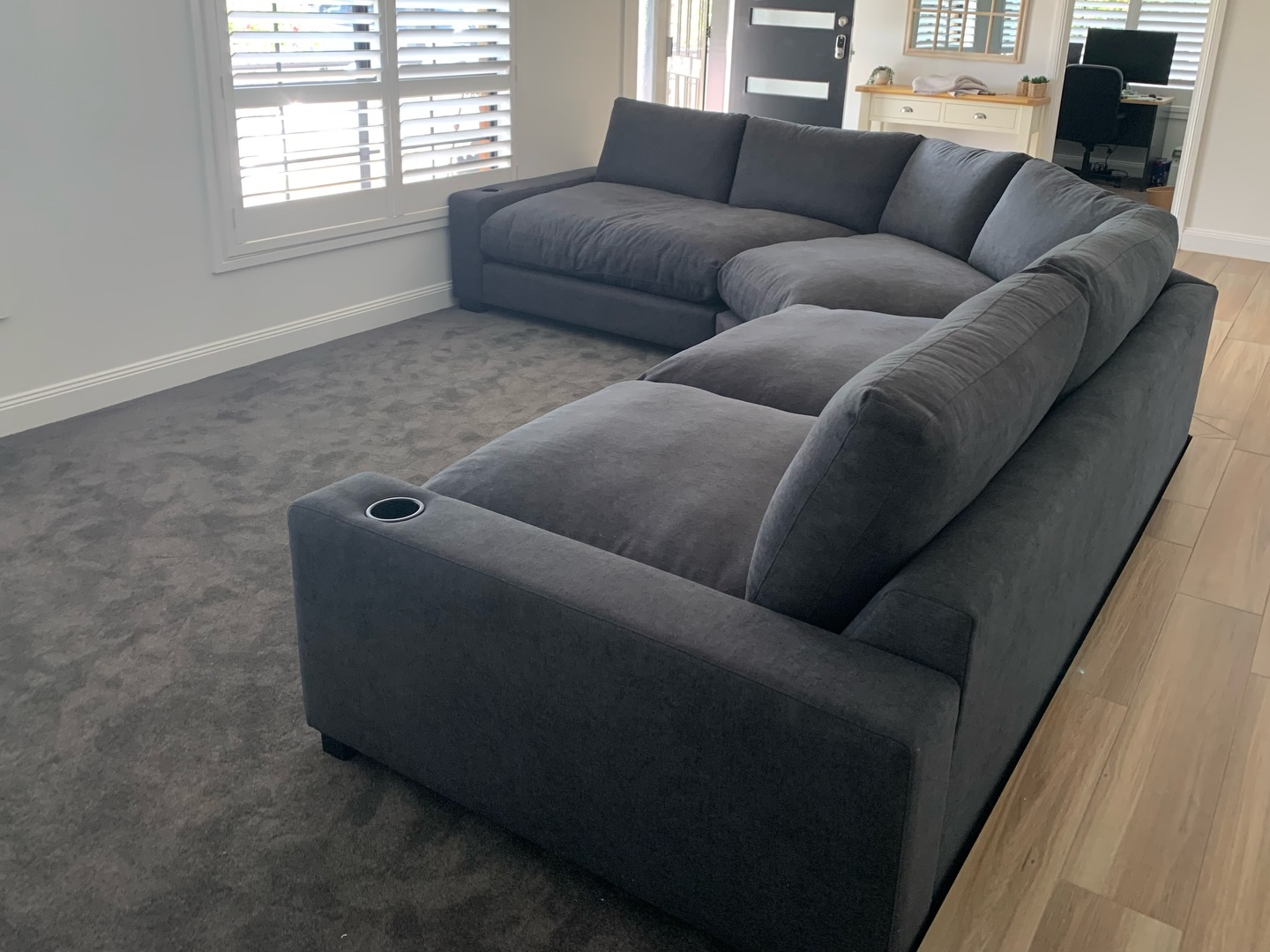 Not every living space is the same — so why should your lounge be?
This custom-shaped design was made to fit a sunken lounge room perfectly, creating a seamless, built-in look that elevates the entire space.
Bring in your room measurements in-store and we can offer a free custom quote ✅
Proudly Australian made 🇦🇺
Tailored to your home 🏠
We offer the best prices in Sydney for true top-quality and a wide range of custom sofa options in our showrooms @knownforloungessydney
3/2 Rob Place,
Vineyard NSW 2765
1/11-15 Eddie Road
Minchinbury NSW 2770
#sunkenlounge #customsofa #australianmadefurniture #customlounges #sydneyfurniturestore