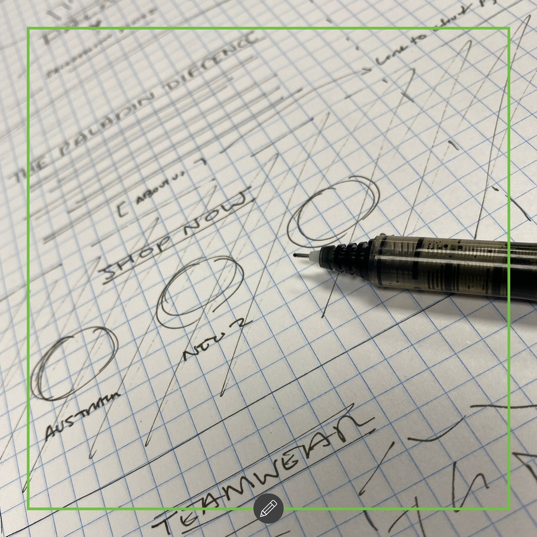 Wednesday website planning for a worldwide sportswear manufacturer - everything starts with a quick sketch! #websitedesign #sketch #sportswear #ignite #ignitedesigncreative