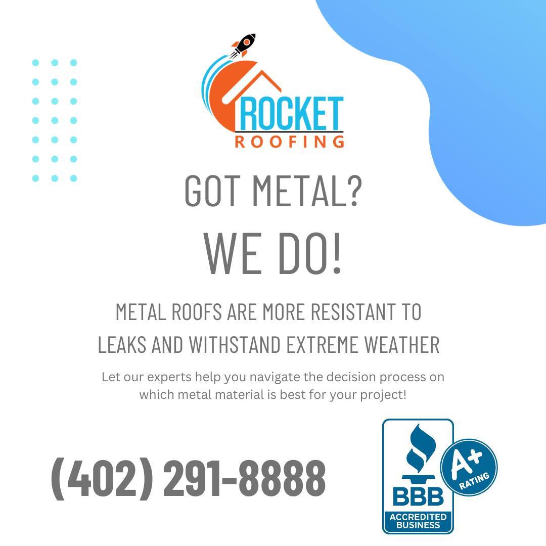 Got metal? We do! Give us a call today for a complimentary metal roofing consultation. 🏡 #Roofing