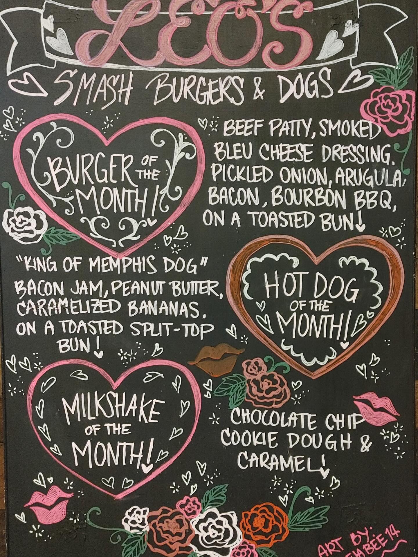 New month new specials let’s go! Come give them a try and let us know what you think. Leo himself says this is the best shake yet! 😉😎🍔🌭🥤