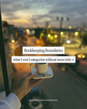A good bookkeeper won't categorize your expenses without fully understanding *what* you bought and why.
To accurately categorize your business transactions, I normally need more info on expenses like:
→ Meals (who you were with, business purpose)
→ Travel (where you went, business purpose)
→ First-time contractor payments (info from their W-9)
→ Purchases over $2,500 (to determine whether to capitalize or not)
→ Any unusual/irregular expenses
I've got these bookkeeping boundaries in place for a reason, not to make your life harder, but to protect us both!
_________
🪴 Hi, I’m Camilla — Bookkeeper and Fractional CFO. I work with business owners who want reliable, up-to-date books and simple support they can actually understand.
🪴 I’m here to bring clarity to business's finances to make strong decisions, reduce overwhelm, and feel confident about the future of your business.
#smallbusinessowner
#bookkeeping
#bookkeepingservicesforsmallbusiness
#quickbooksonline
#quickbooks
#taxdeductions
#virtualbookkeeping
#smallbusiness
#reconcile
#bookkeeper
#accountingservices
#realestatebookkeeping
#remotebookkeeping
#taxwriteoff
#taxwriteoffs
#businessownertips
#bookkeepingservices
#expenses
#fractionalcfo