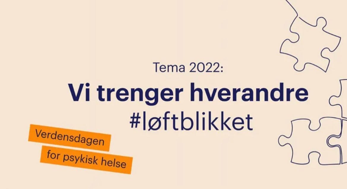 Idag er verdensdagen for psykisk helse. Årets tema handler om å #løfteblikket 🌿🌿