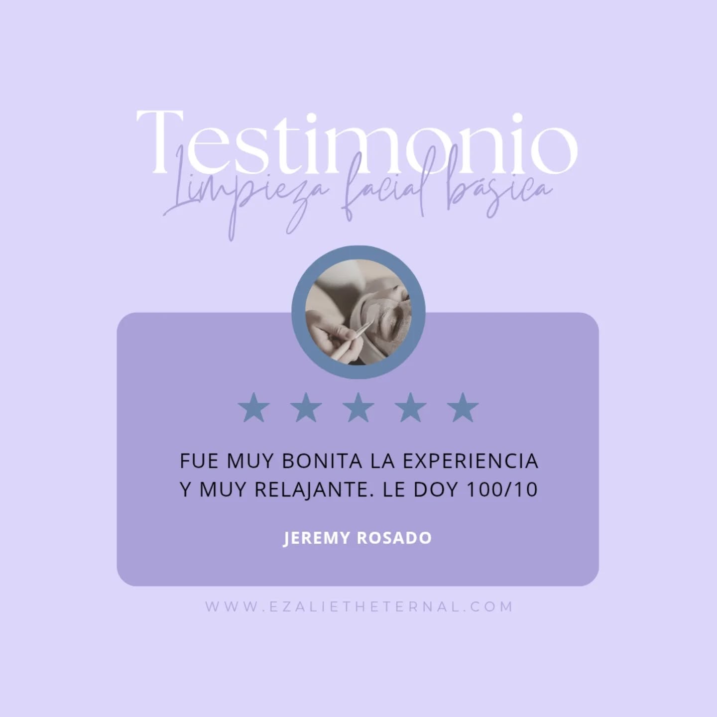 Lunes de: compartir comienzos felices 💌
______
↳ La satisfacción de nuestro cliente es nuestra mayor felicidad, prioridad y mejor marketing. ¡Su testimonios lo dicen todo!
______
.
.
.
.
#testimonio #clientefeliz #ezalietheternal #spadomicilio #lunesfeliz #cuidadofacial #limpiezafacial