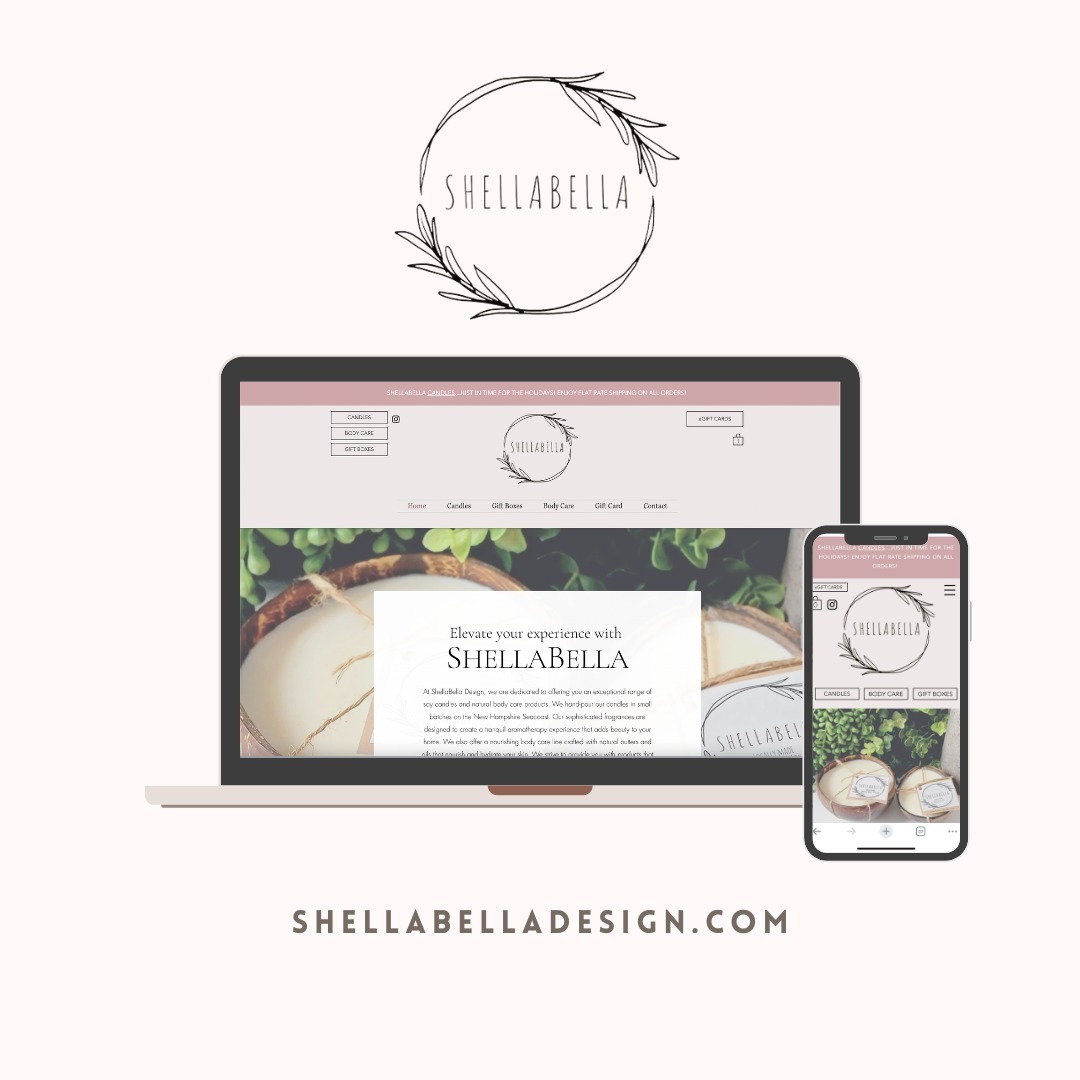 Introducing ShellaBellaDesign.com!
Website by MeredithCooleyDesign