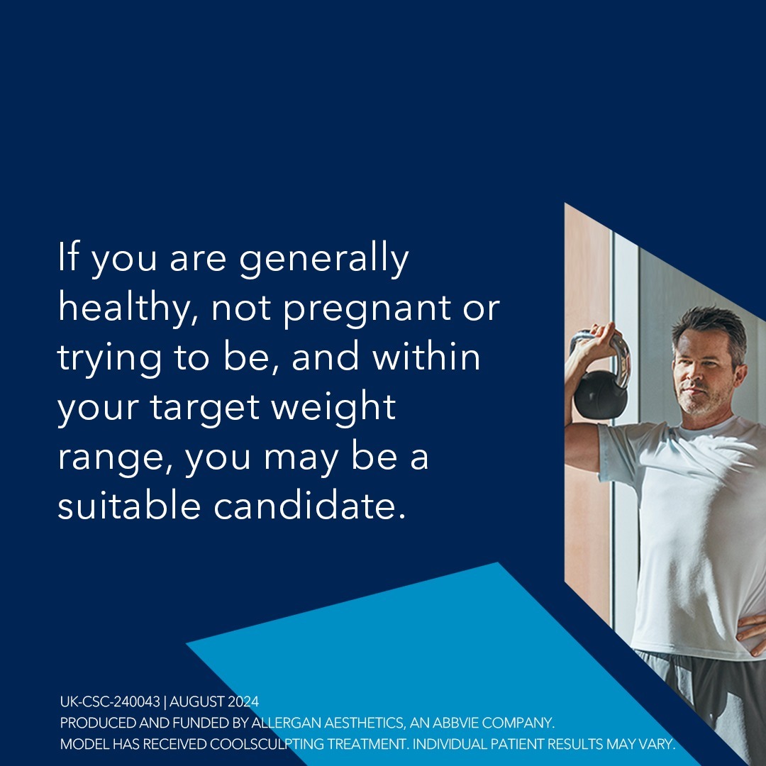 If you are generally healthy, not pregnant or trying to be, and within your target weight range, you may be a suitable candidate!
Book a consultation with our specialist today to discuss your suitability and goals.
#coolsculpting #fatreduction #fatloss #bodycontouring