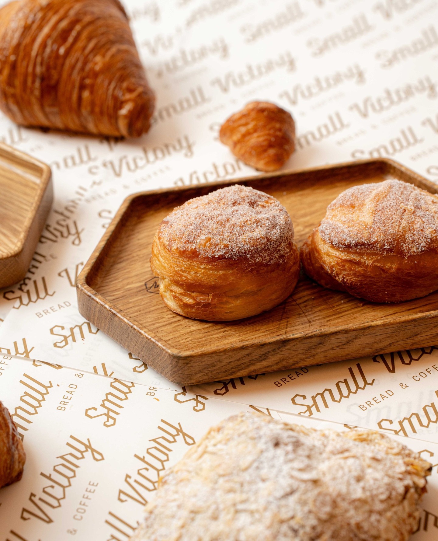 Happy National Croissant Day!
Celebrate with us by trying our unique Croissant Donuts or grabbing a handful of our Croissant Bites. We also have the classics: Butter, Almond, and Bacon and Cheese waiting for you!
#SVBakery #SmallVictoryBakery #NationalCroissantDay