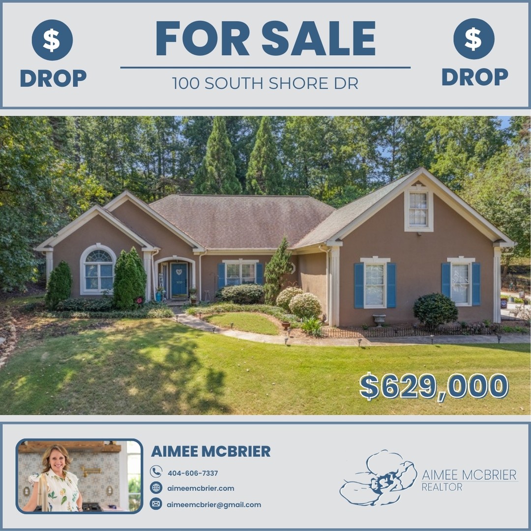 โผ๏ธPRICE REDUCTIONโผ๏ธ
๐ 100 SOUTH SHORE DR
๐ 3
๐ 3
๐ 2,401 SQ FT
๐ฐ $629,000
Welcome to Lake Redwine, one of Newnan's most desired neighborhoods. This home is situated overlooking the beautiful lake, an amazing view from all of the front windows. This home is MOVE In READY, all of the hard work and details have been taken care for you! As you walk into this home you will find an oversized dining room that is open to the very spacious living room and entertaining kitchen and breakfast room. This kitchen has been fully updated and renovated from top to bottom with cabinets galore! Off the kitchen leads you to an all-seasons sunroom which adds for additional living space. The owner's suite is tucked away on its own which is perfect for privacy. The owner's spa like bath has also been totally remodeled with double vanities, soaking tub, and walk-in tiled shower. Not one detail has been missed! The opposite side of the home leads you to a generous sized mud room, walk-in pantry, and powder room, again this area of the home has also been totally renovated and updated. You will also find 2 guest bedrooms and a guest bath room. Off the sunroom you will find an entertaining covered back porch with an outdoor fireplace. New paint throughout, flooring (carpet and hardwoods) kitchen, 3 baths, mudroom, Hot water heater is brand new, septic has been recently pumped and inspected. The exterior features a lovely fully landscaped fenced in yard, the perfect location for a pool or detached garage, sunroom was added along with the covered back porch. The amenities feature the lake, and a short walk to the park, pool, tennis courts, playground, and marina, Sidewalks throughout the neighborhood and streetlights. A short distance to I-85, Shopping, schools, and restaurants.
AIMEE MCBRIER
๐ 404-606-7337
๐ง aimeemcbrier@gmail.com
๐ฉ๐ผโ๐ป aimeemcbrier.com
#newnanrealestate #georgiarealestate #georgiamls #gamls #aimeemcbrier #aimeemcbrierrealty #pathfinderrealty #stapletonmedia #ncbor #cowetacountyga #cowetarealestate @pathfinderrealtyga