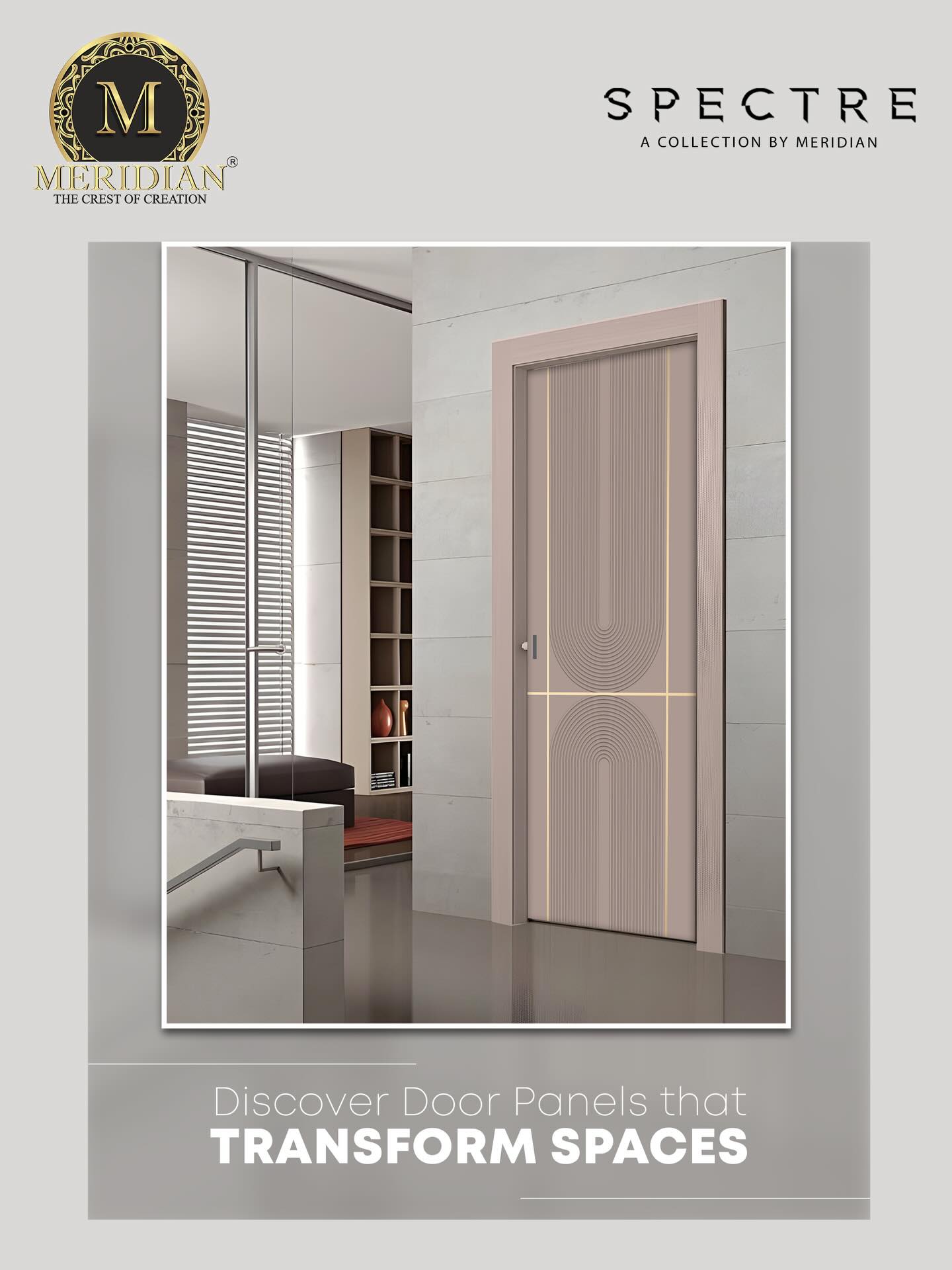 DESIGNED AS DOORS.
CREATED AS STATEMENTS.
Spectre doors bring bold surfaces, refined textures,
and seamless design into every entryway ✨
#SpectreDoors #MeridianCollection #DesignerDoors #LuxuryInteriors #StatementDesign
