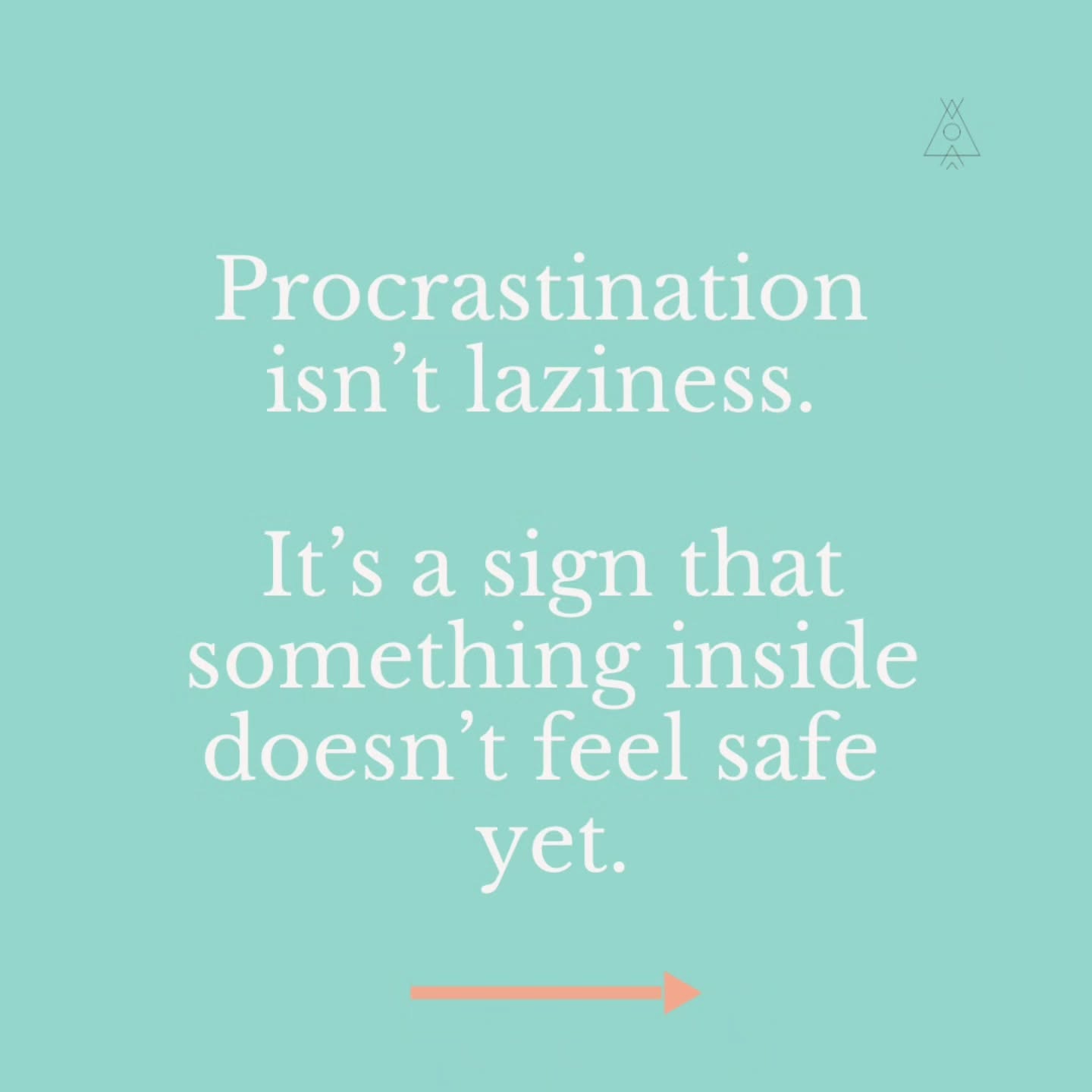 Many people think that when they avoid something (they either want to do, or need to do), itâs about motivation or discipline.
They often judge themselves for being lazy, flawed, or incompetent â particularly in the world we live in that celebrates productivity and outward achievement.
For many humans, procrastination is actually more about what is happening in the body, when they either think about beginning, or try to start.
Tension, mind fog, restlessnessâŚ.a sense of shutting down.
Sometimes, there isnât even a clear feeling - just numbness or disconnection which leads to doing something else.
Maybe you want to start your own business, begin that project, or clean out the closet.
Maybe you need to finish your assignment, talk to that person, or do your tax return.
Your avoidance of these things does not make you a failure. They are simply opportunities to become curious about whatâs happening inside.
Itâs a nervous system that learned, at some point, that slowing down, focusing, or feeling was uncomfortable or unsafe.
Itâs a result of years of pushing away in order to move on, and pushing down in order to please.
When the body doesnât feel safe, it looks for relief.
Staying busy, scrolling, distracting, putting things offâŚgoing numb.
Not because you donât care, but because your system is trying to protect you.
Safety doesnât begin in our mind.
It begins in our body.
And when we havenât learned the skills to be with our feelings and process them naturally, we wind up numb from the neck down but ruled by what we canât feel.
We wind up feeling like we have no real control over what we do and then up blaming ourselves unnecessarily.
When we learn how to safely be in our body, peace, clarity and movement tend to follow - naturally, without force.
Curious about how to feel safe in your body? Youâre welcome here.
#mindbodytherapy #somatictherapy #sensitivesouls #deepthinkers #procrastination