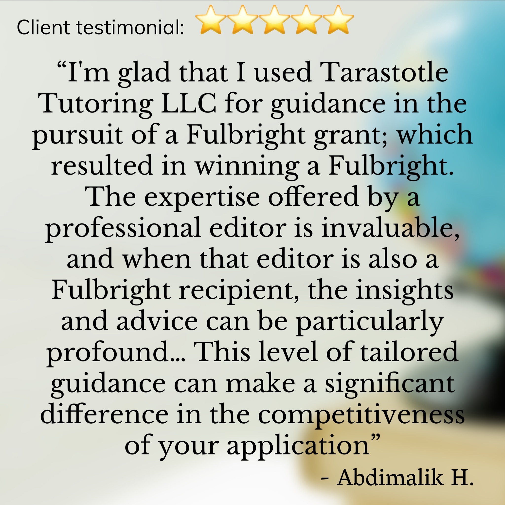 Comment if you’re a current or past FULBRIGHTER or if you’re planning to apply for a Fulbright this year! 🌍🏆🌐
.
.
.
.
.
.
.
.
.
.
.
.
.
.
.
.
#fulbright #application #apply #studyabroad #travel #fulbrightscholarship #scholarship #scholarships #fellowship #academic #teach #teachenglish #fulbrightprogram #success #successstory #tutoring #editing #editor #coach #writingcoach #writingcompetition #writingcontest #writinghelp #nigeria #kenya #fulbrightfamily #europe #africa #winning #onlinetutoring