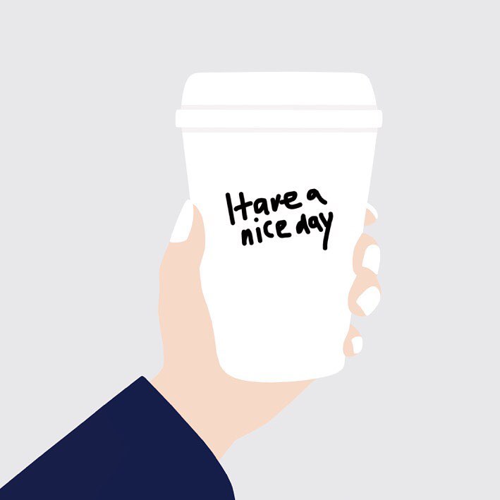 Good Morning!❄️❄️ #haveaniceday #coffee #coffeetime #morningslikethese #minimalstyle #pictureoftheday #illustrationoftheday #iloveillustration