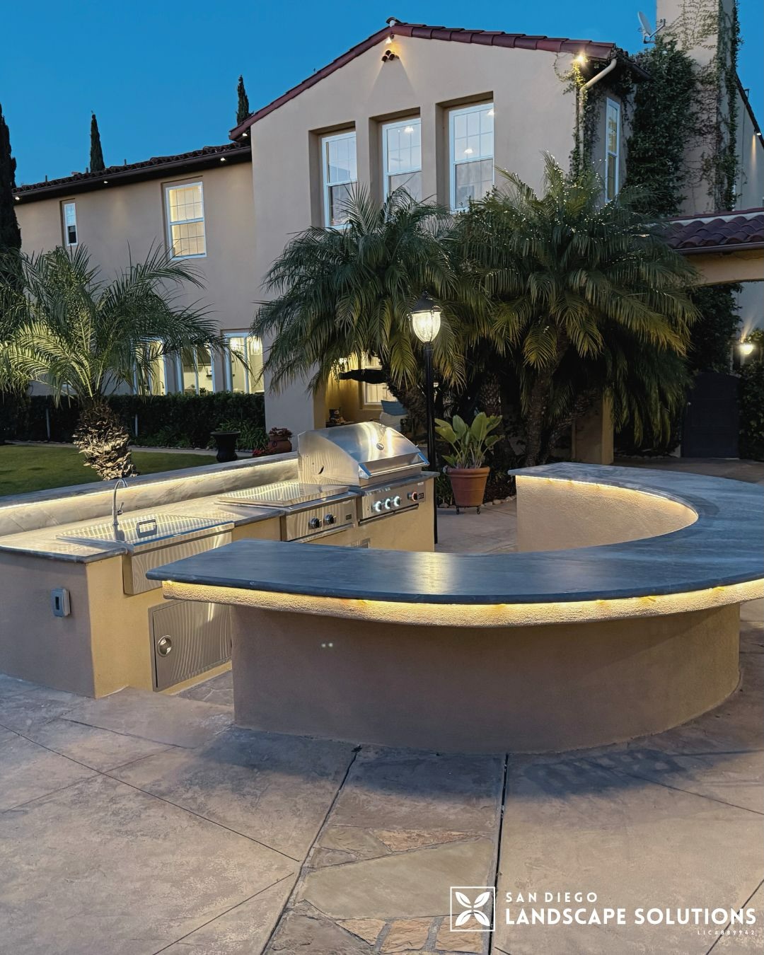 ✨ GRAND REVEAL: BBQ REMODEL IN RANCHO SANTA FE ✨
From dated to show-stopping 🔥
This outdoor kitchen was completely transformed with a custom curved stone bar, upgraded countertops, built-in grill, integrated lighting, and a layout designed for effortless entertaining.
The result? A space that feels elevated, functional, and ready for unforgettable backyard gatherings; day or night.
Thinking you need a full rebuild to upgrade your yard? You don’t.
✨ We specialize in remodeling what you already have, modernizing layouts, refreshing materials, and elevating outdoor living spaces without starting from scratch.
📅 Booking now for new projects and remodels. Let’s bring your vision to life.
📞 Call/Text: 619-734-7364
📧 Email: sandiegolandscolutions@gmail.com
🌐 Website: sandiegolandscapesolutions.com
#OutdoorKitchen #BBQRemodel #RanchoSantaFe #LandscapeDesign #SanDiegoContractor