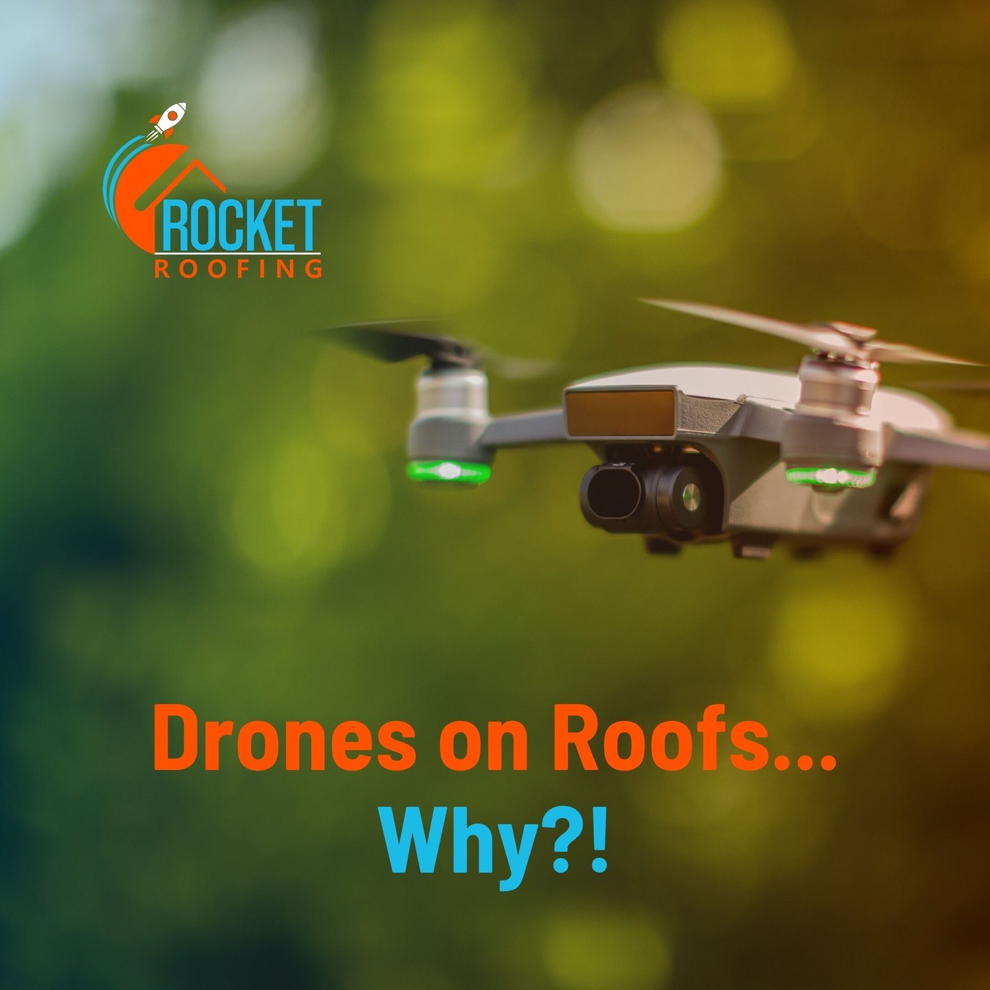Why are we using drones on roofs? Link in bio.