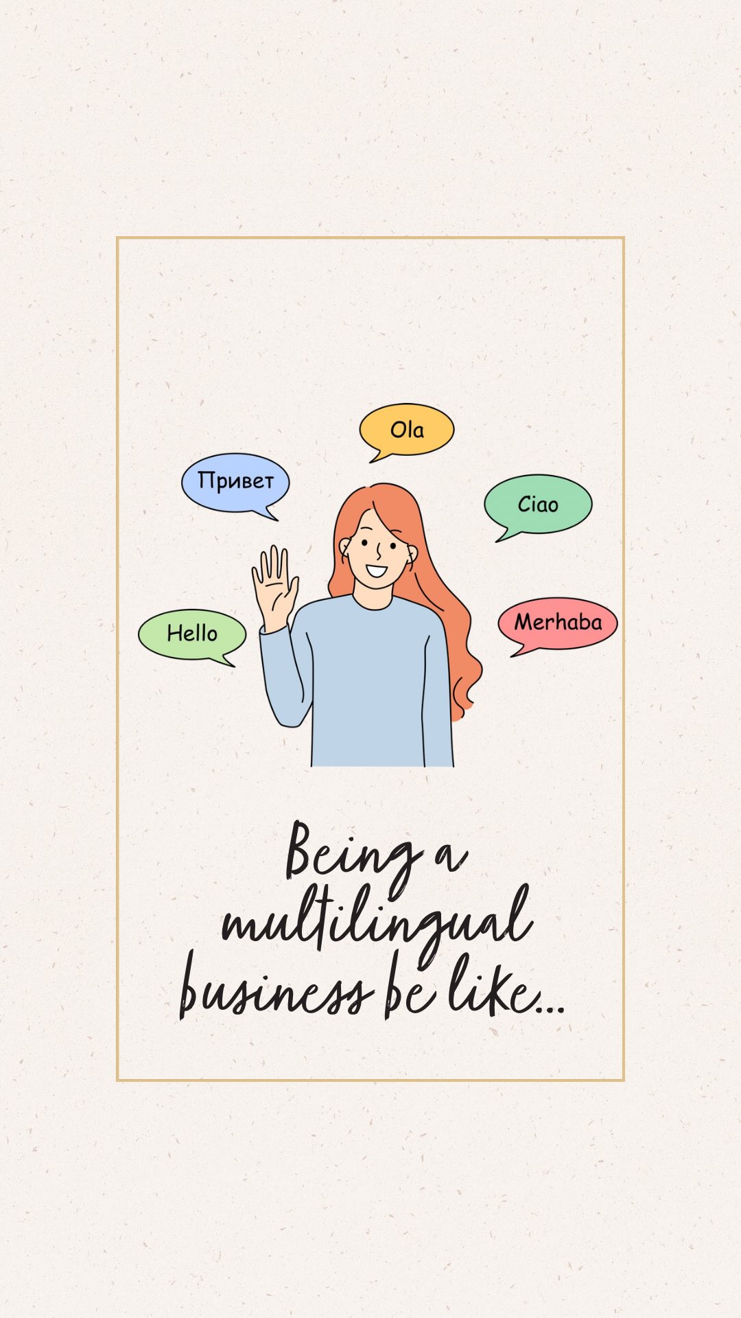 I posso parlare italiano!!