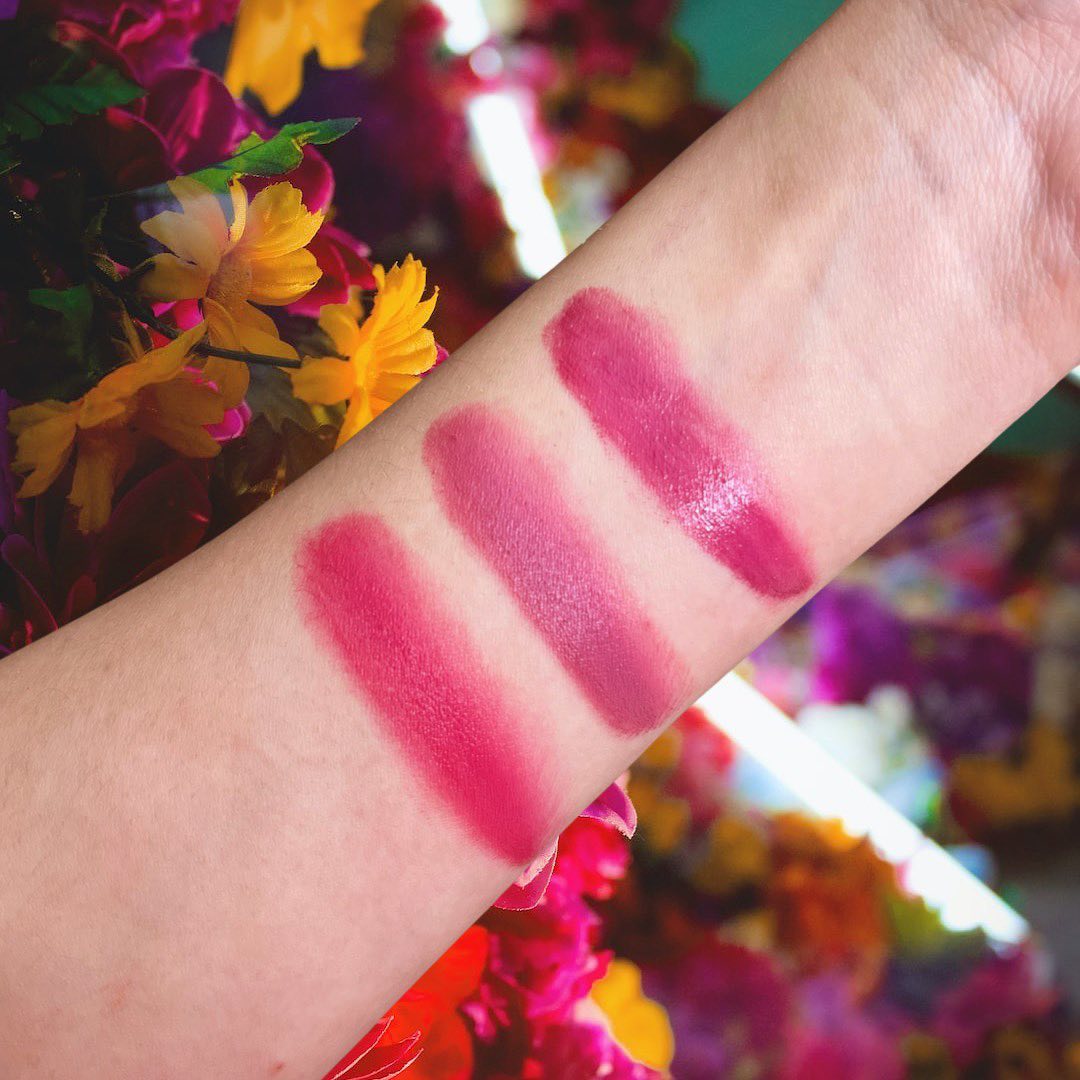 Swatches of pink. 💄💕 Which one is your favorite? Mine is the one on the bottom, shade Maganda 😍 (which means pretty/beautiful in Tagalog) 🇵🇭
#launchingsoon #rilambeauti
#rilamlipstick #rilambyronelee #lipstickswatch #shadesofpink #pinklipstick #matte #velvet #rilamvelvet #smallbusiness #localbusiness #ecofriendly #filipinoamerican #filipinoowned #ecofriendlypackaging