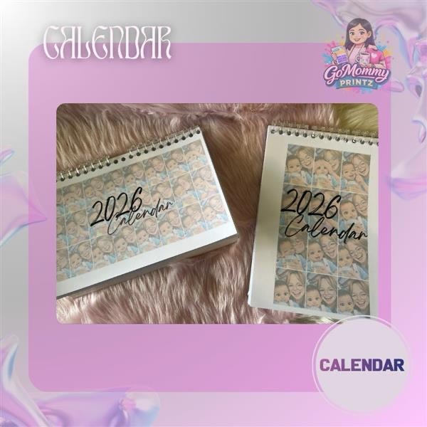 "Bagong taon, bagong goals! π Make every day count with our Customized Calendars. Hindi lang ito basta tracker ng petsaβito ang iyong daily motivation! With enough space para sa iyong notes, reminders, at 'to-do' lists, siguradong on-track ka sa iyong productivity. Clean layout, high-quality paper, at personalized design para ganahan ka mag-plano araw-araw!"
Message us for price & quotation! π₯°
TikTok: _gomommyprintz
Instagram: _gomommyprintz
Facebook: GoMommy Printz
π Batangas City