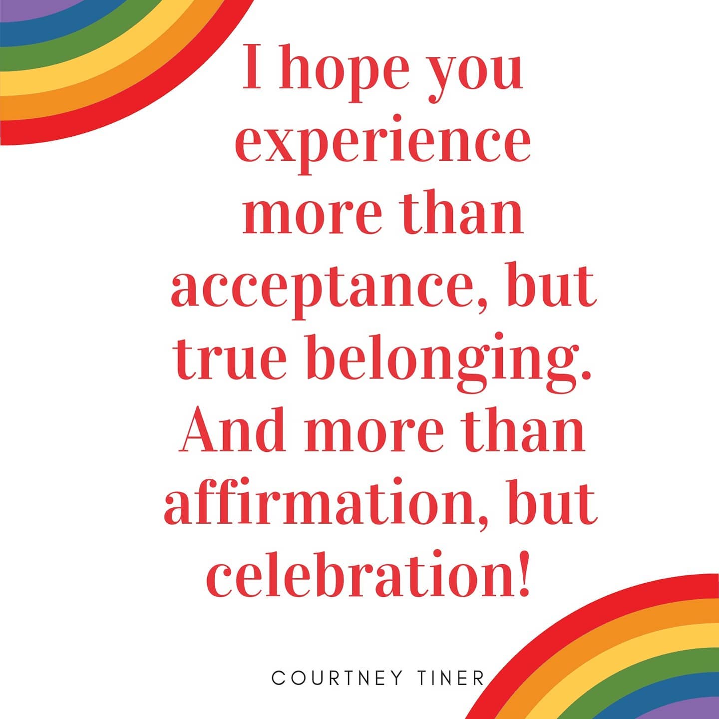 Happy #prideđ y'all! Celebrating you and all you've accomplished this month, and standing with you everyday!