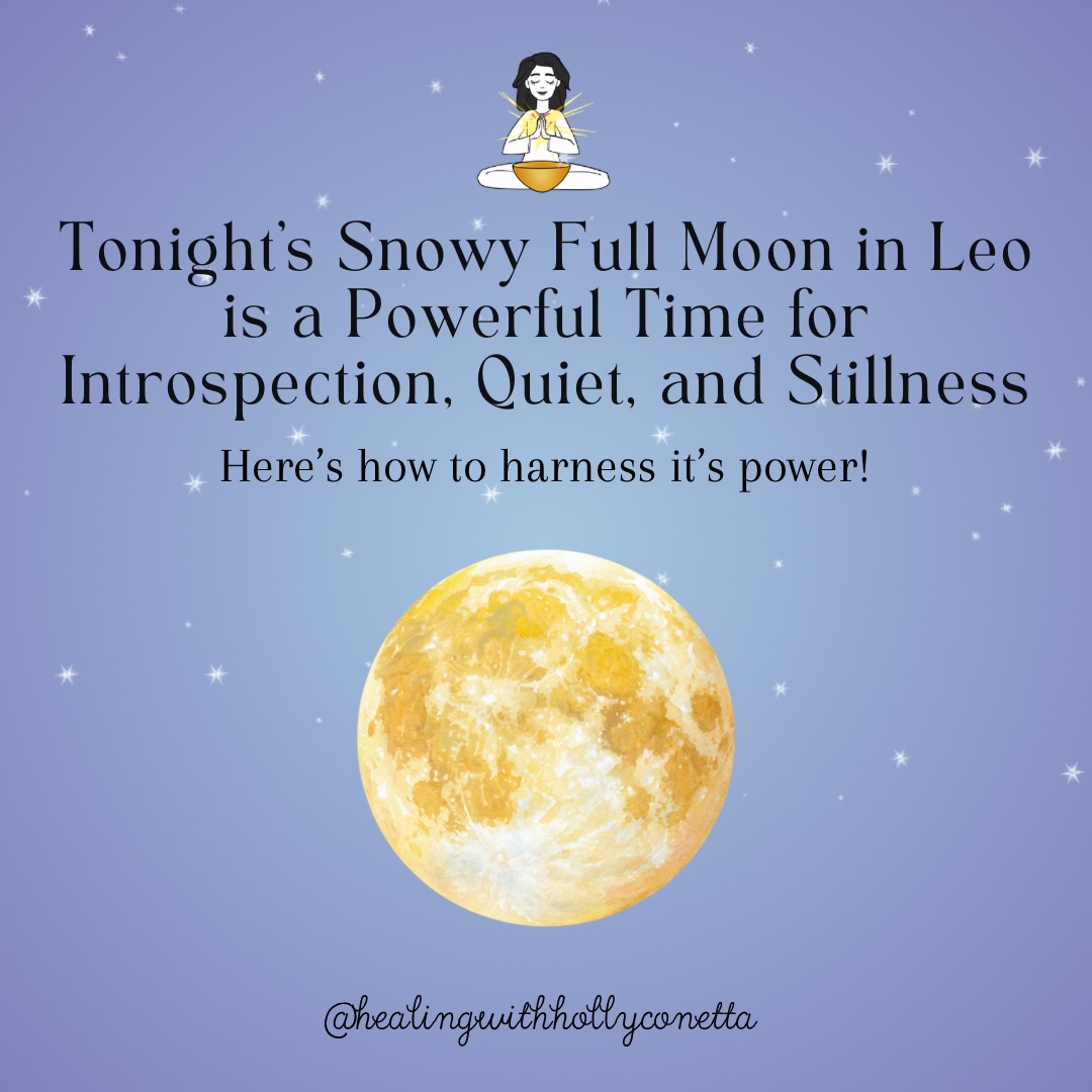 Are you ready for tonight’s snowy full moon? 🌕❄️🌨️☮️
#fullmoonenergy #fullmooninleo #snowyfullmoon #leofullmoon #peaceandharmony